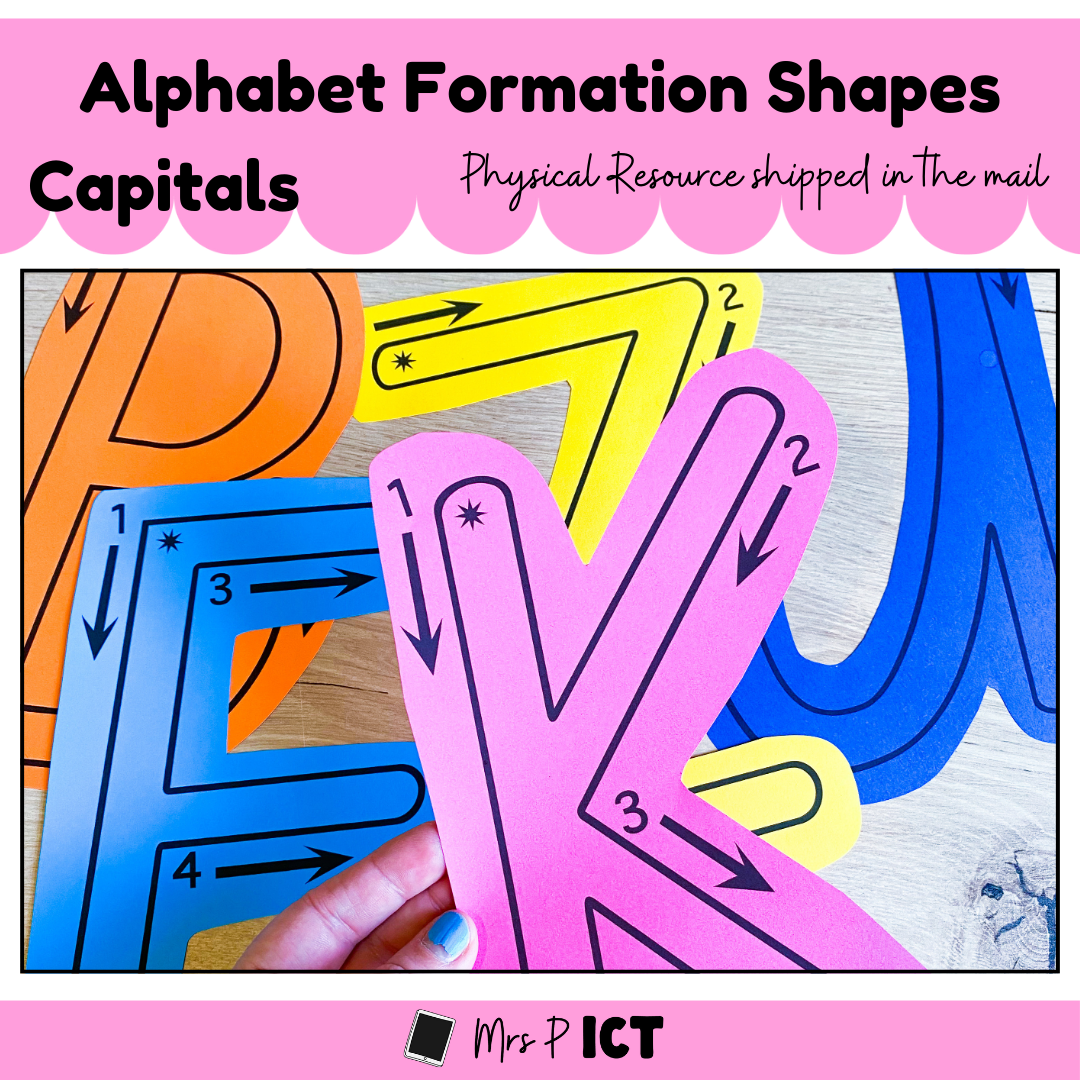 Alphabet Capital letters - tracing and formation
