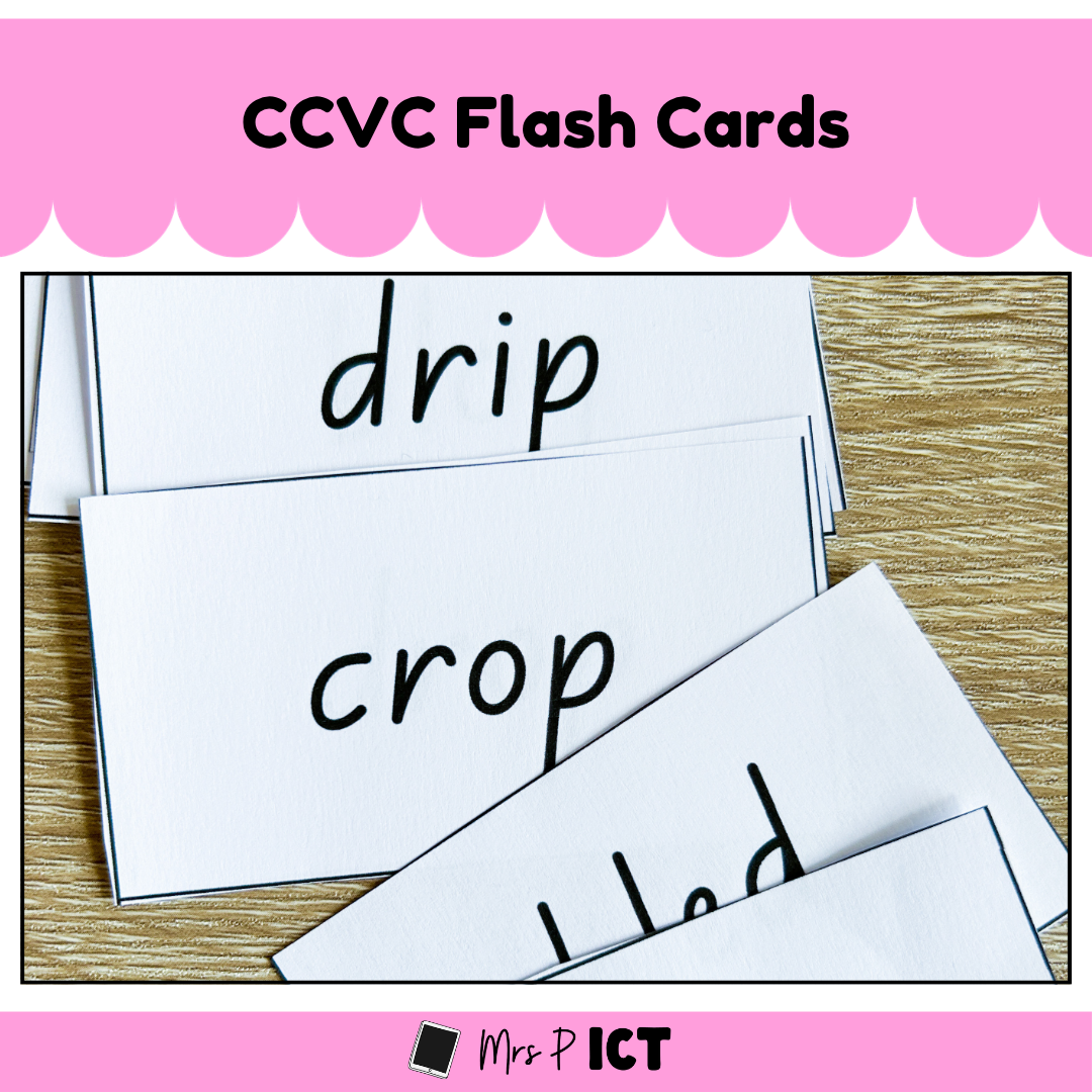 CCVC flash cards