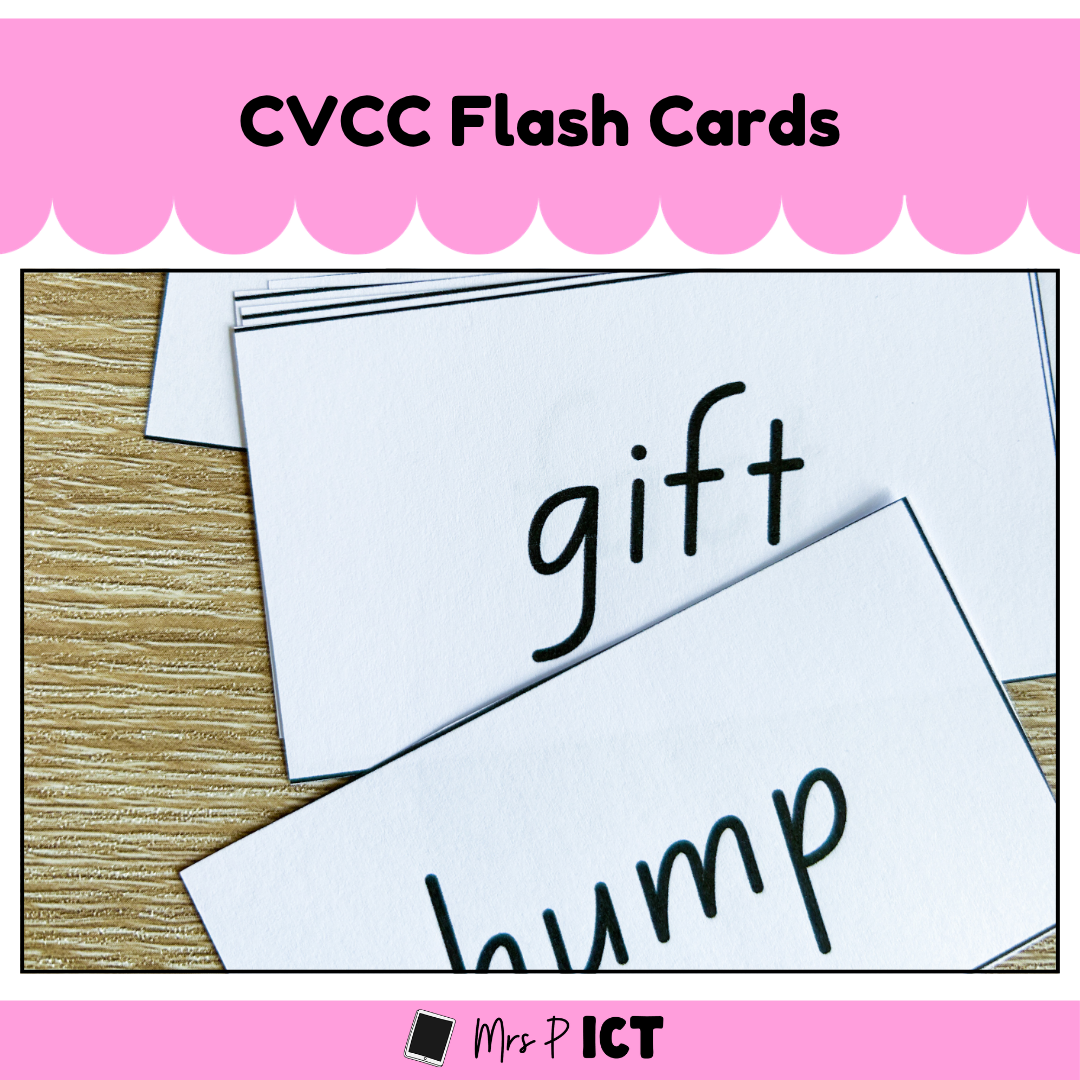 CVCC flash cards