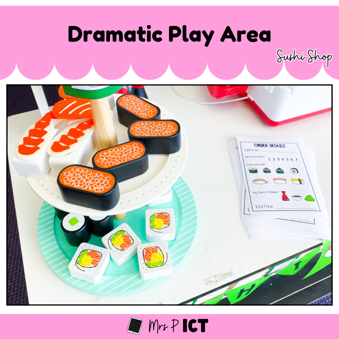 Dramatic Play Area - Sushi Shop
