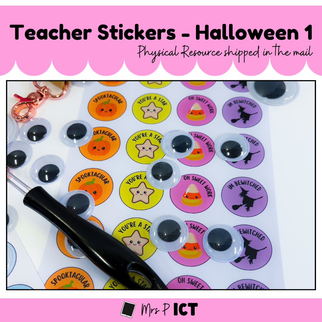 Teacher Stickers - Halloween 1