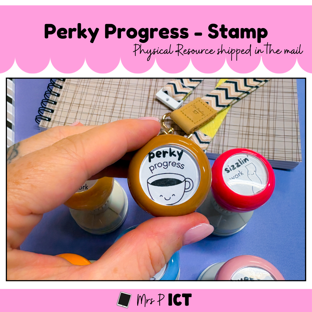 Perky Progress Stamp