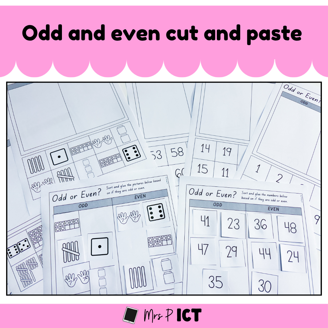 Odd and even cut and paste