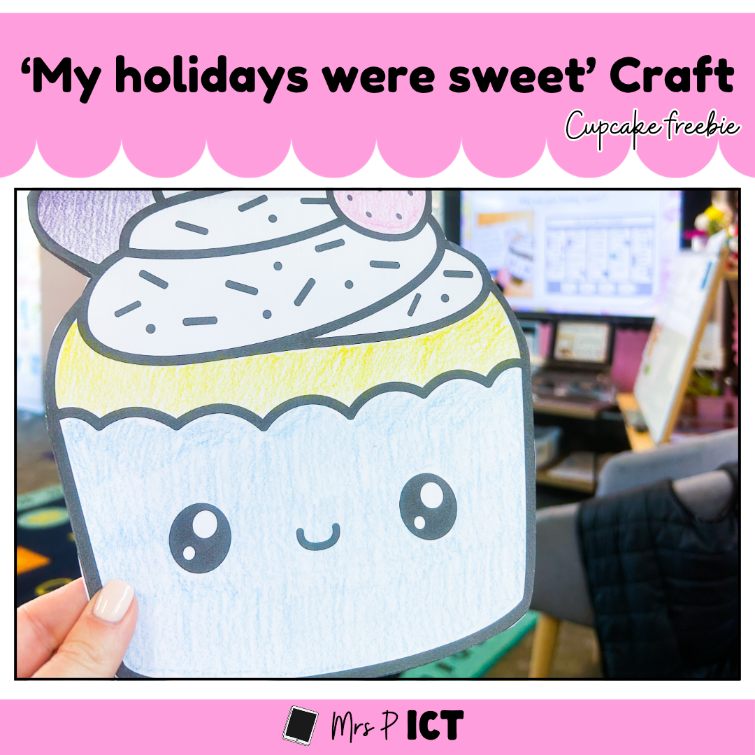 Cupcake freebie: Holiday Recount "My holidays were sweet because..."