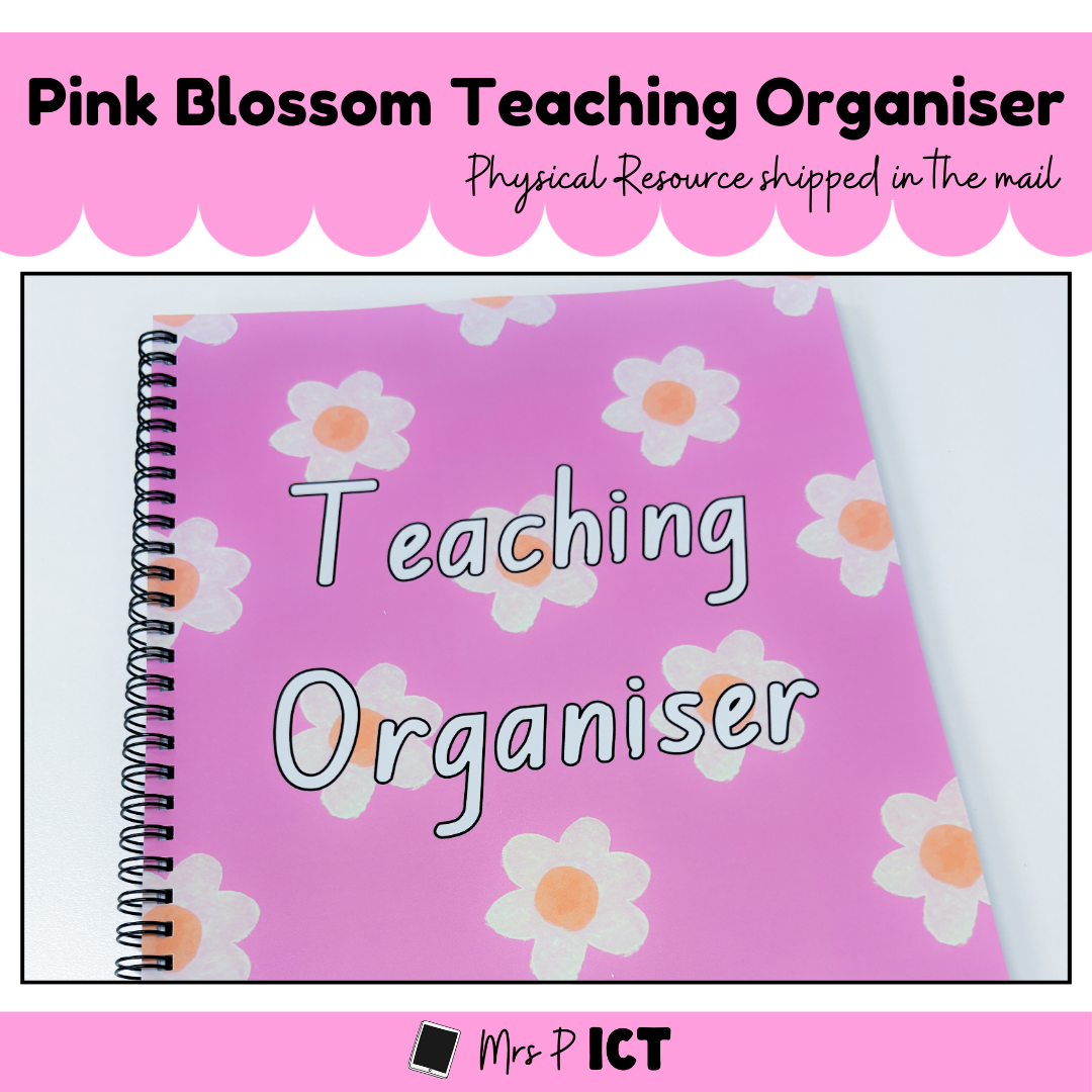 Pink Blossom Teaching Organiser