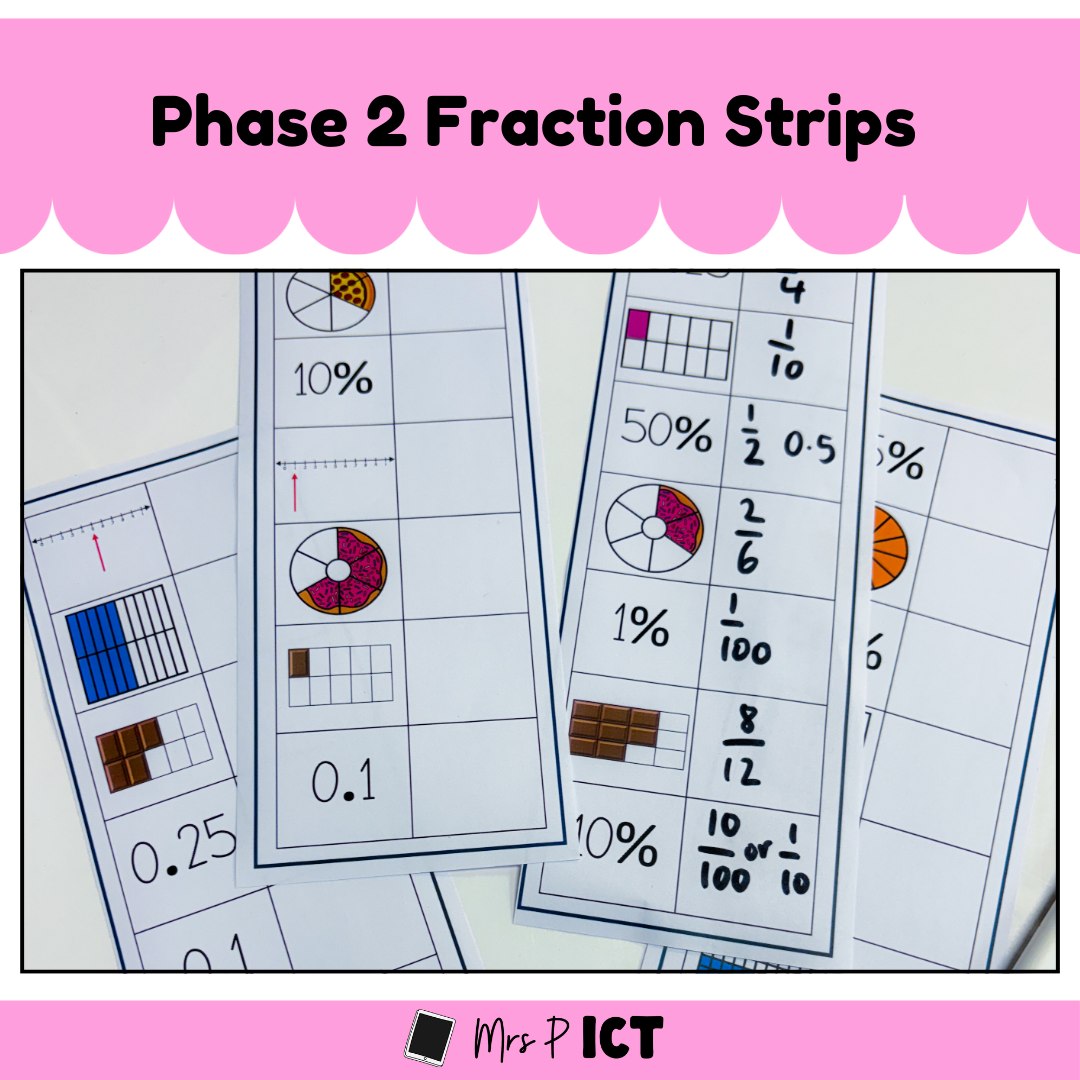 Phase 2 Fraction Strips