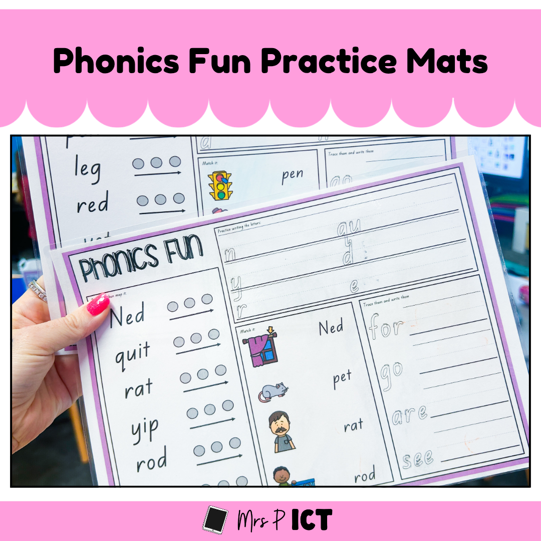 Phonics Fun Practice Mats