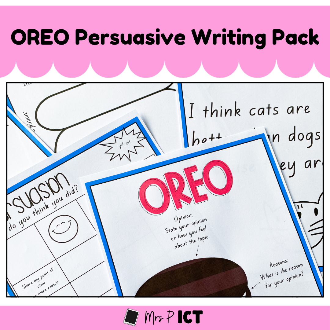 OREO Persuasive Writing Pack
