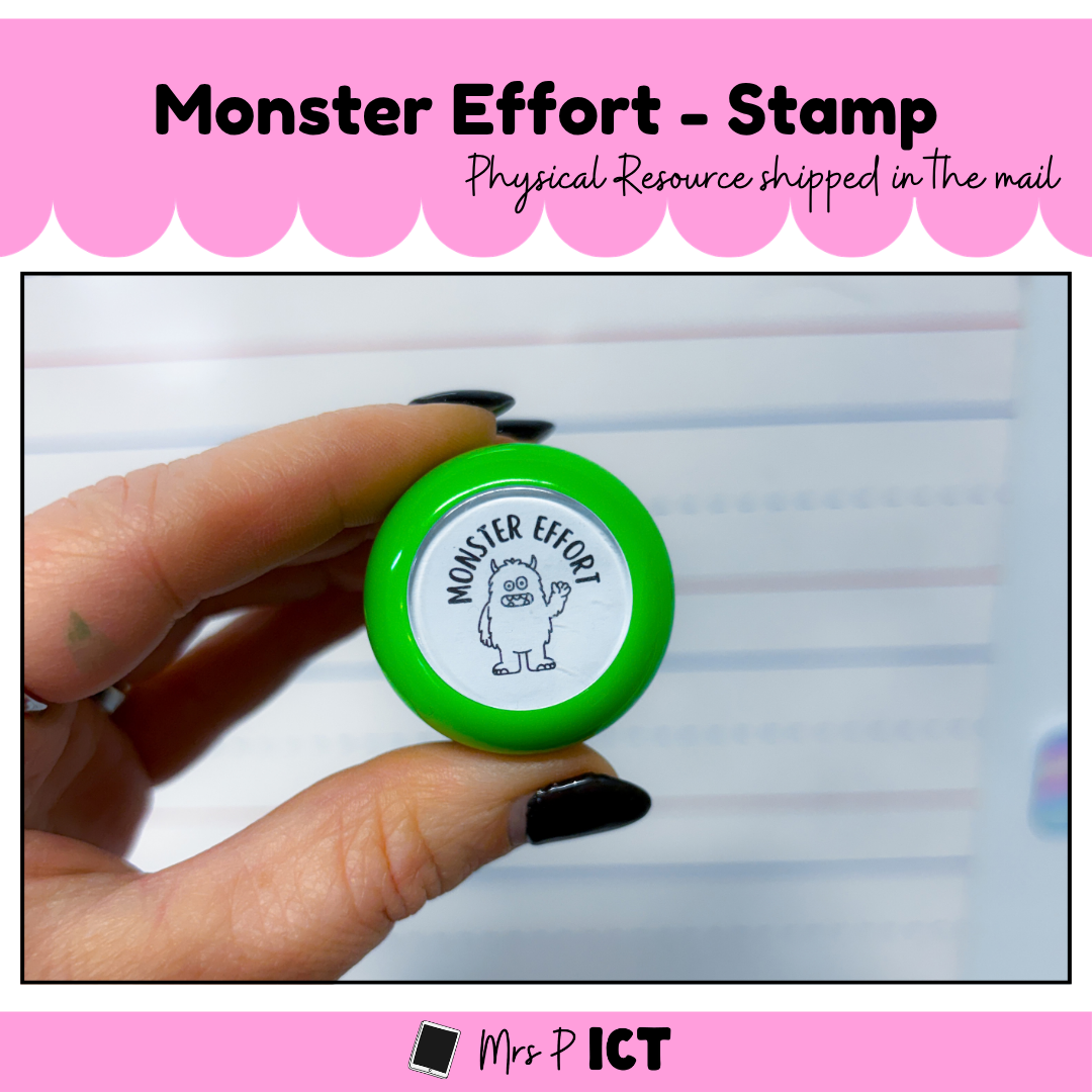 Monster Effort stamp