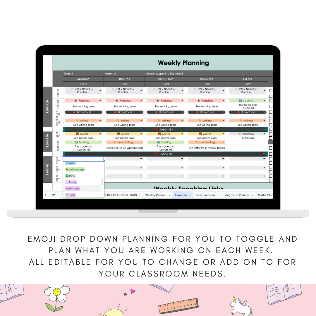 Google Sheets Planner - 2025