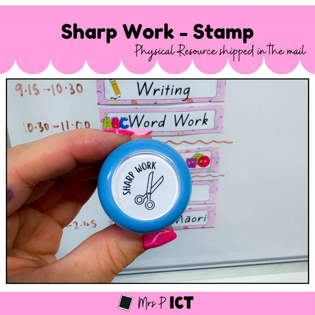 Sharp Work Stamp