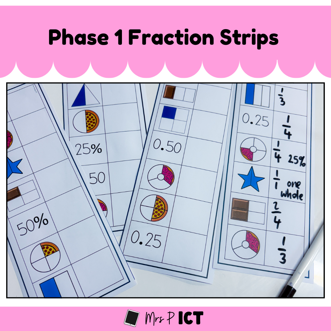 Phase 1 Fraction Strips