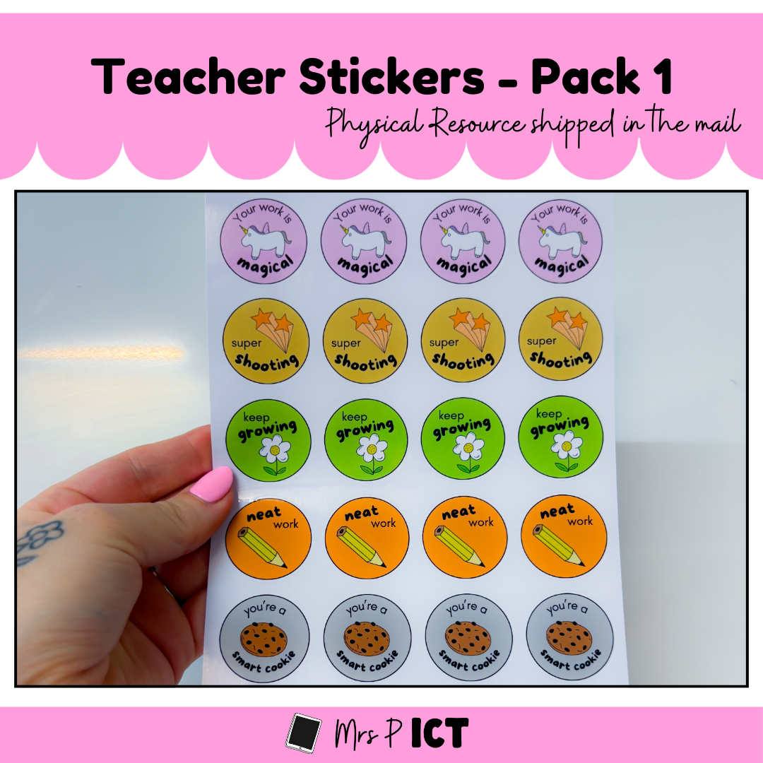 Teacher Stickers - Pack 1
