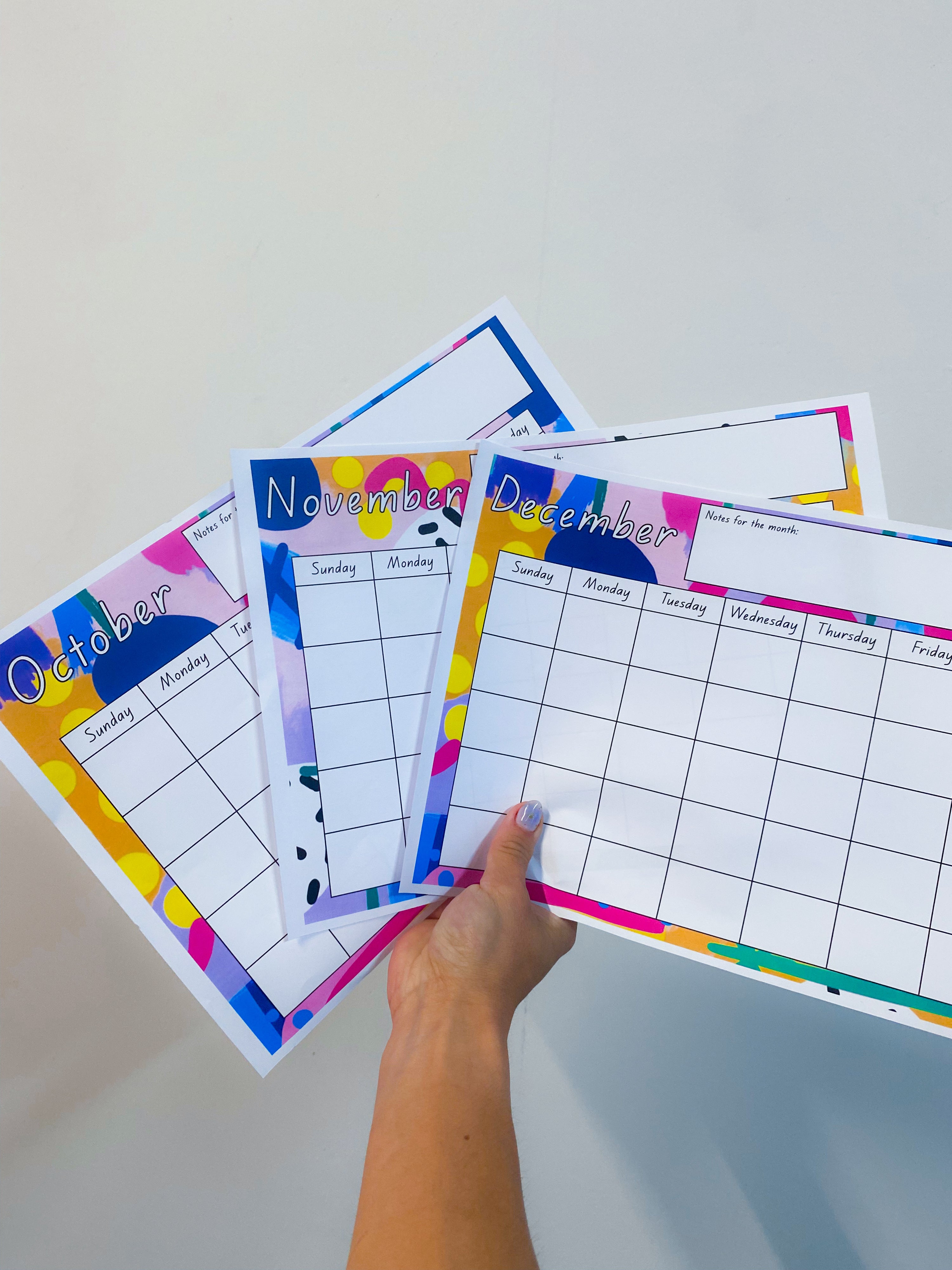 Calendar Planner (Rainbow of Hope)