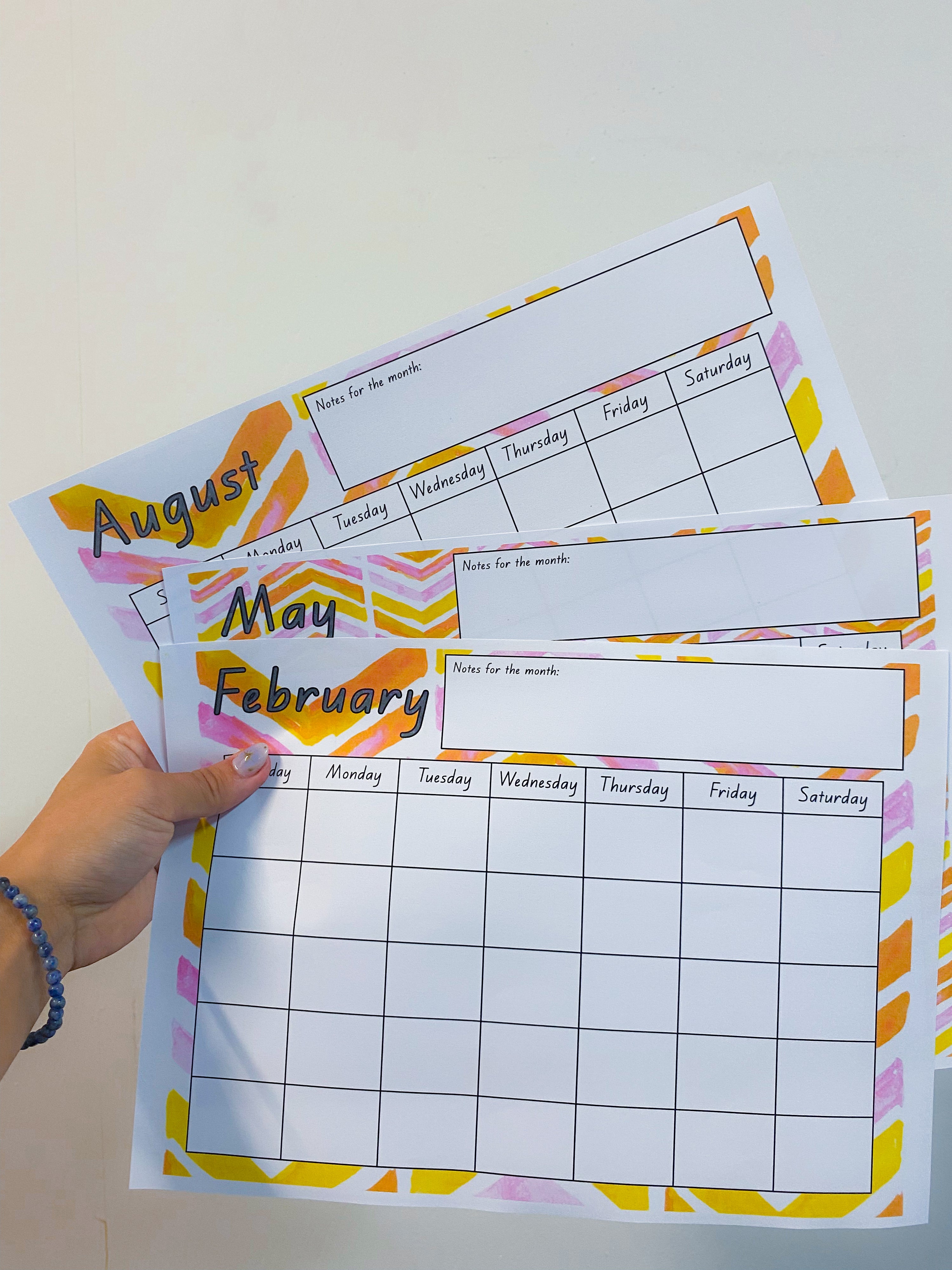 Calendar Planner (Summer Sherbet)