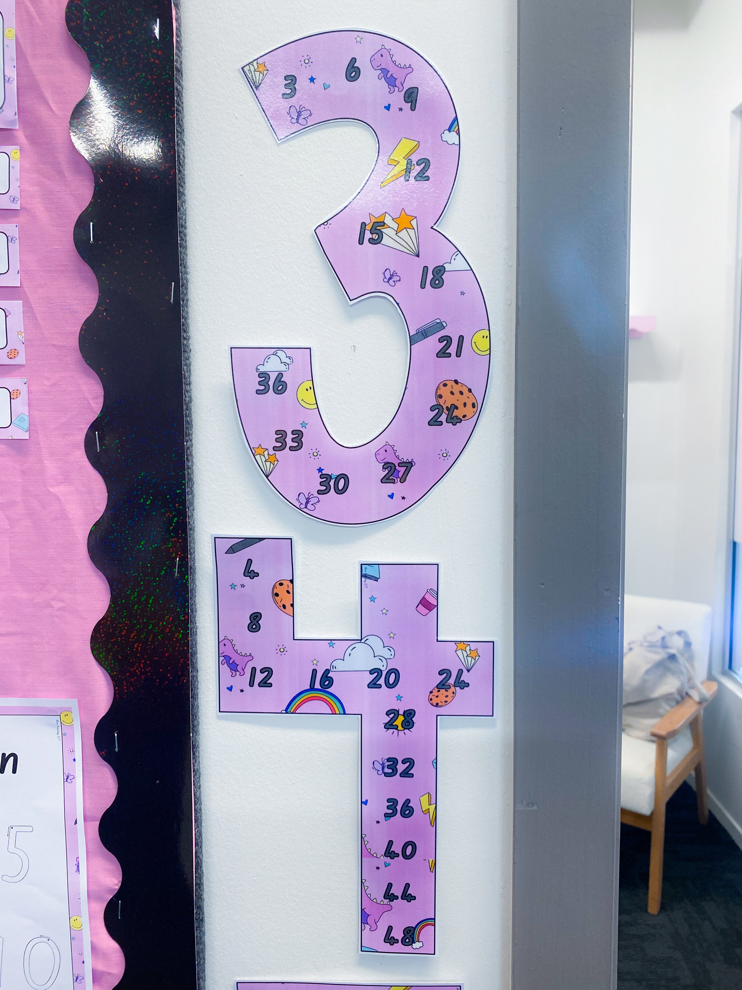 Skip counting multiples (Purple Fun)