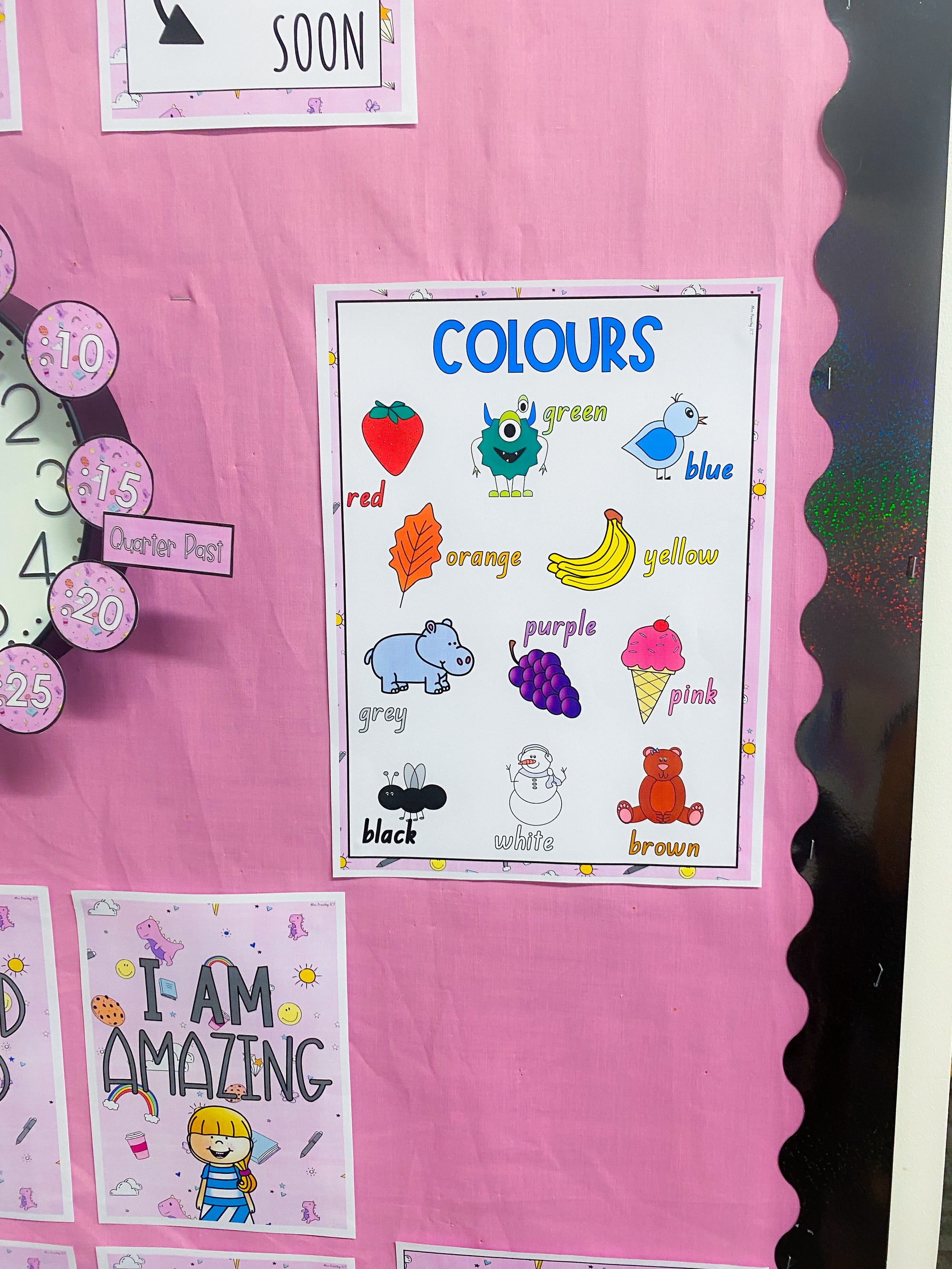 Colours Poster (Purple Fun)