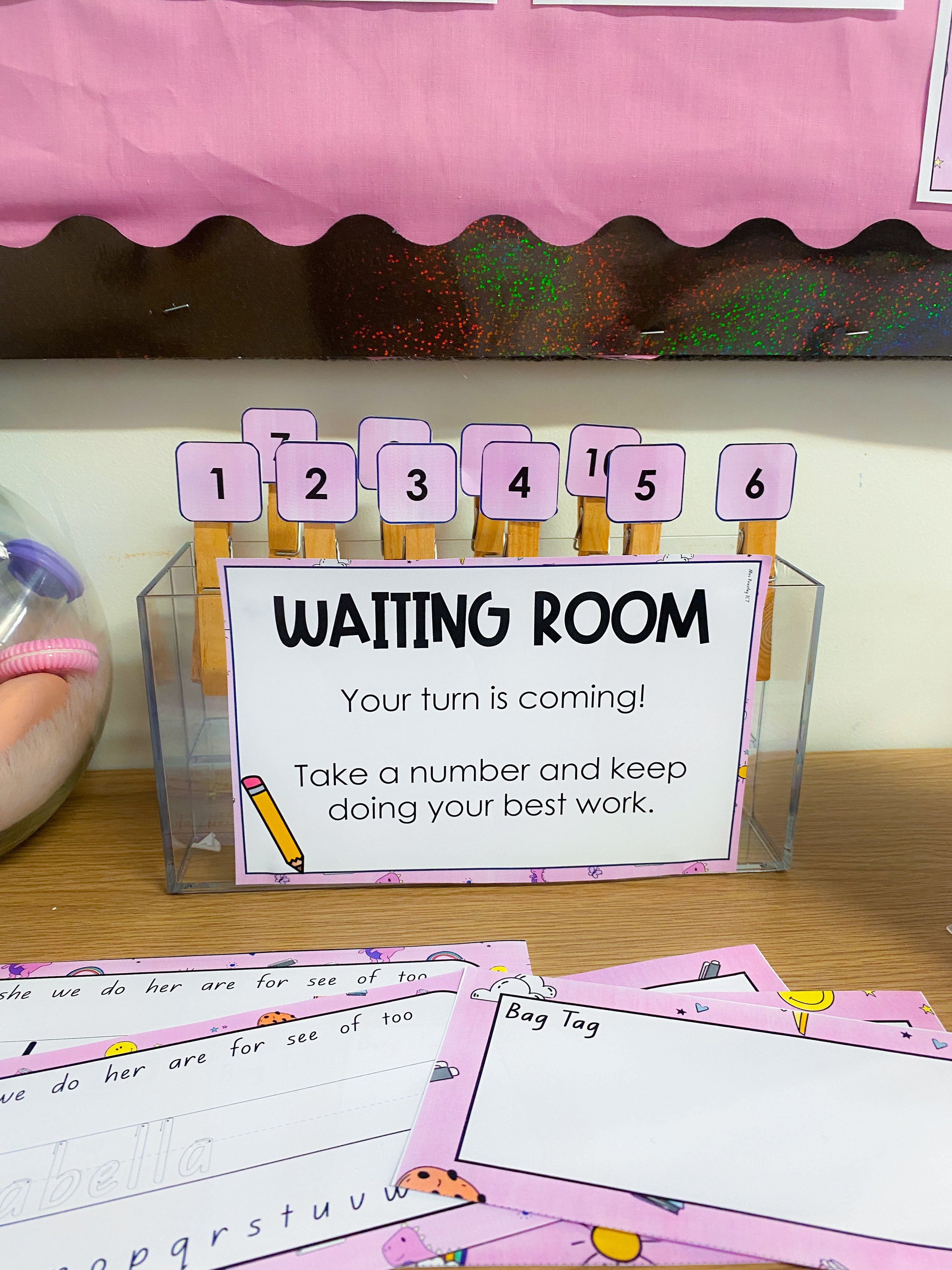 Waiting Room Template - Purple Fun