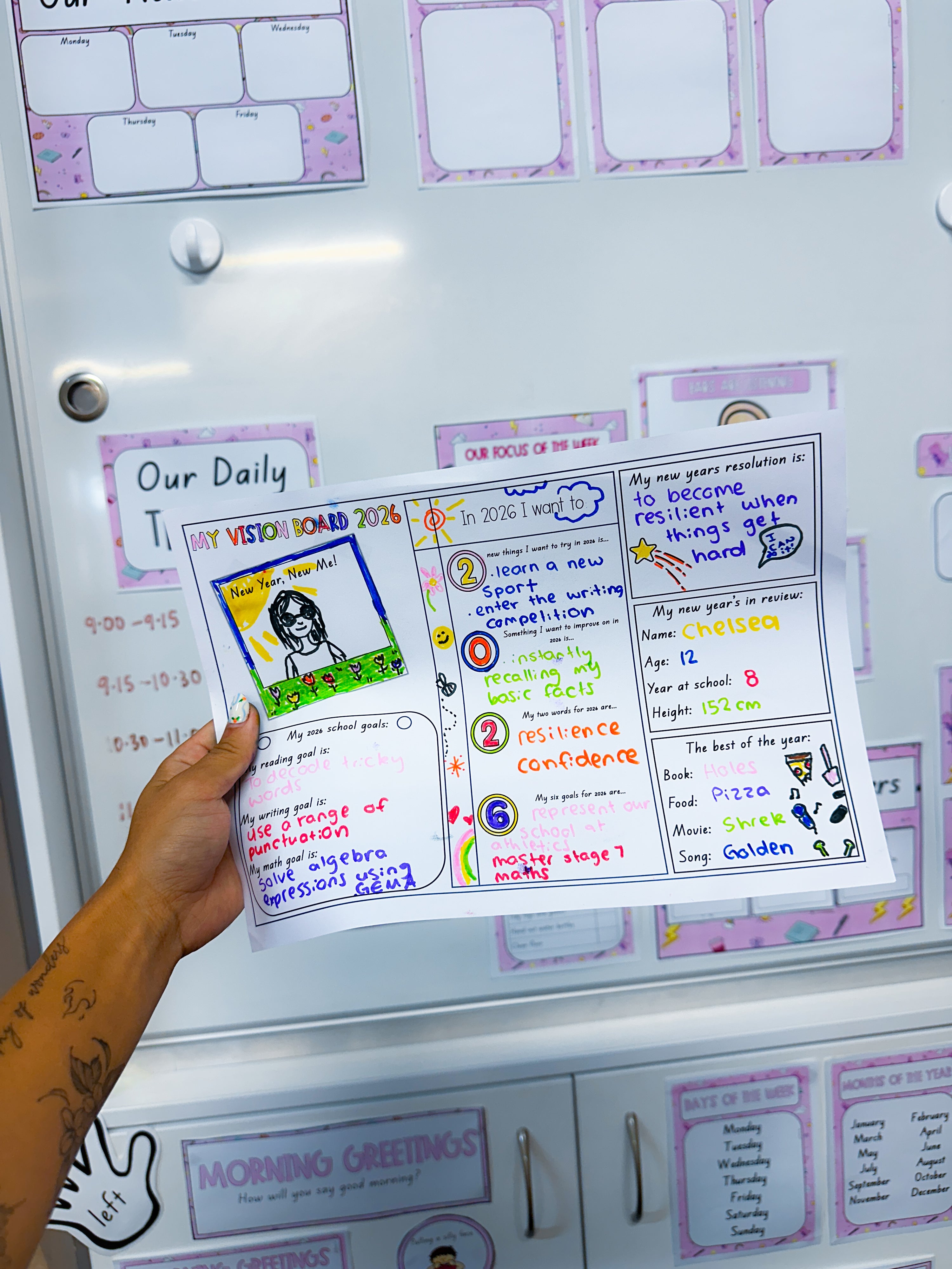 My vision board 2026 freebie