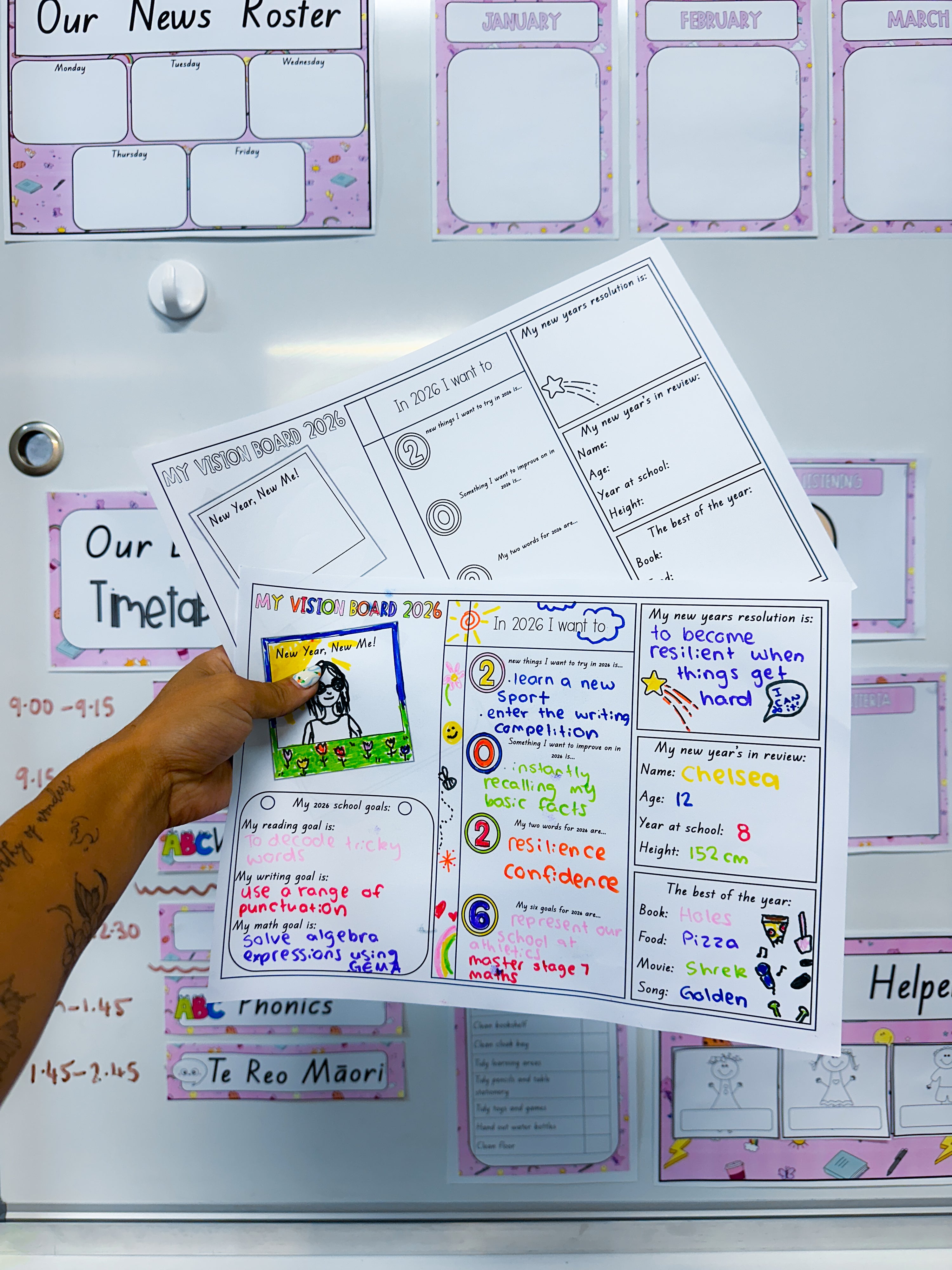 My vision board 2026 freebie