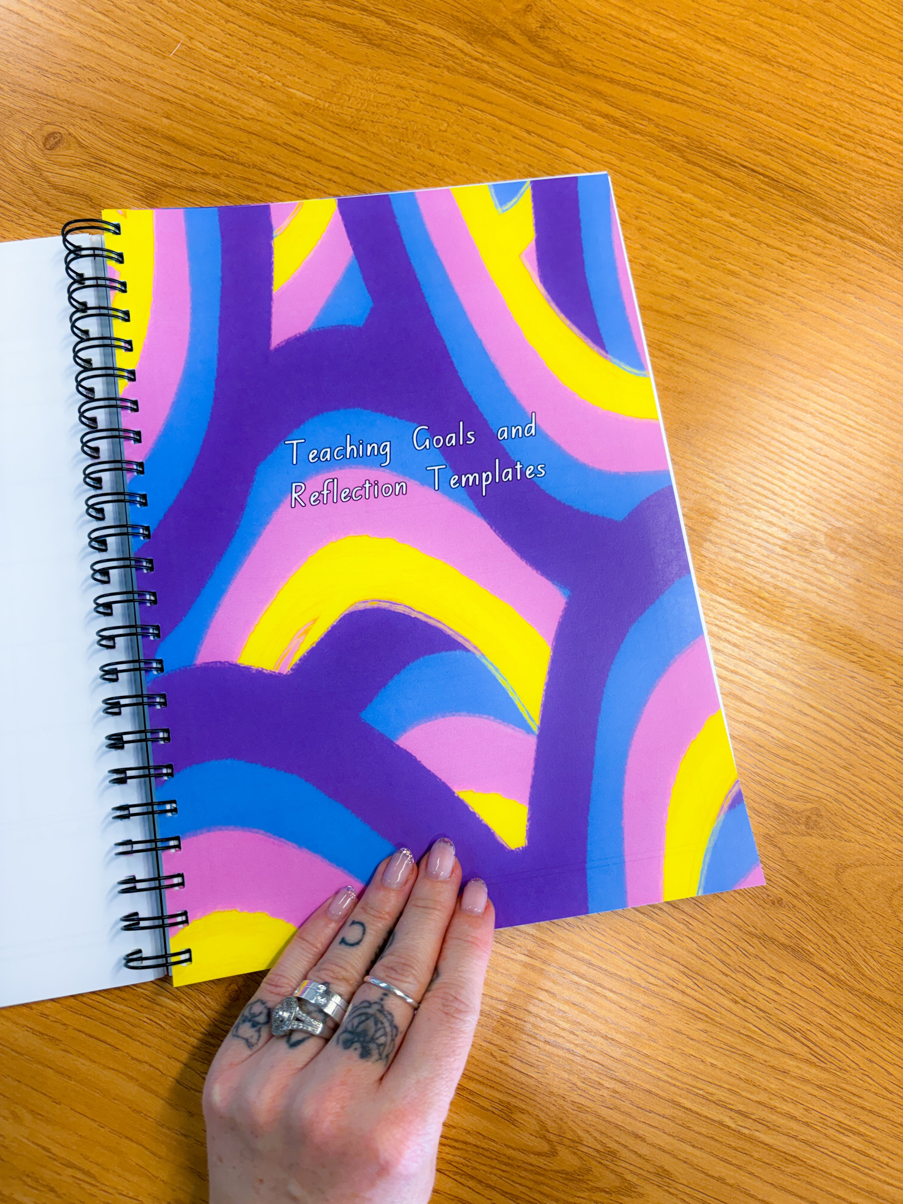 Neon Vibes Teaching Planner