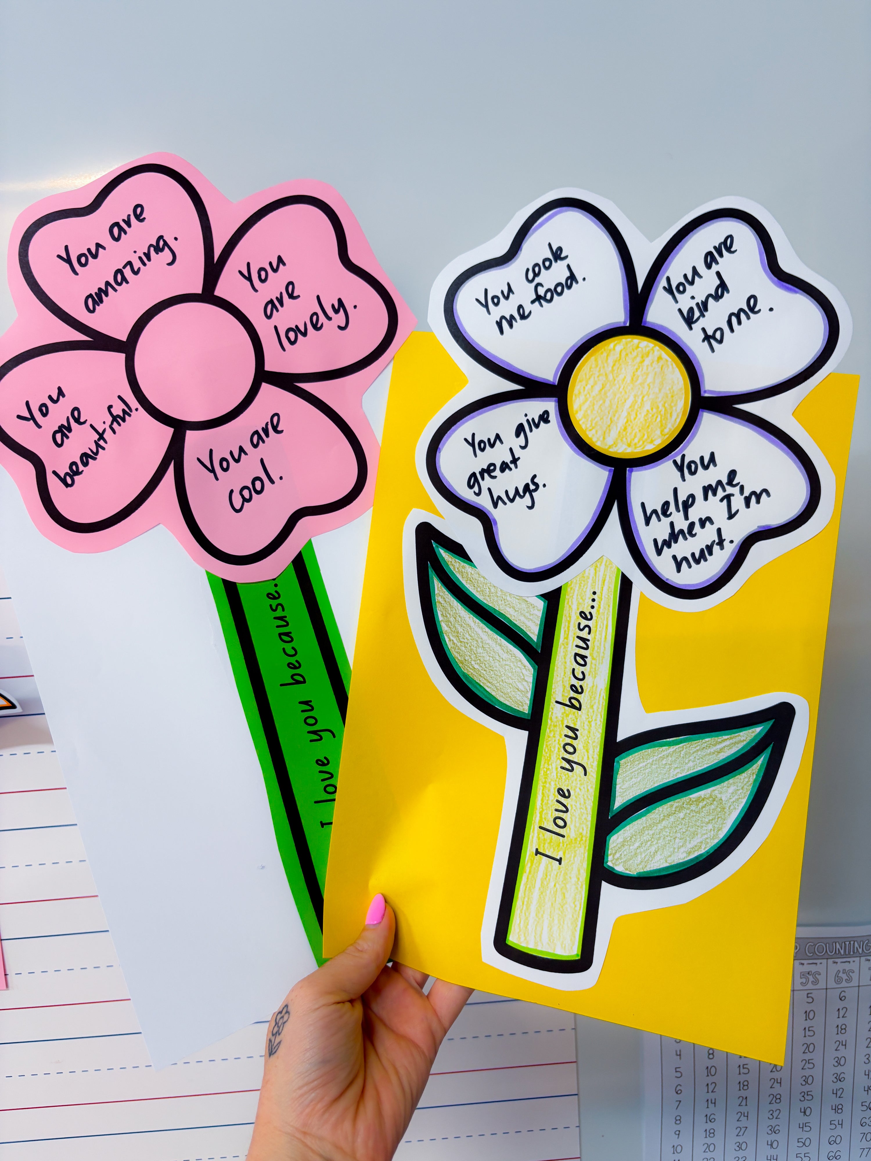 I love you because...craft