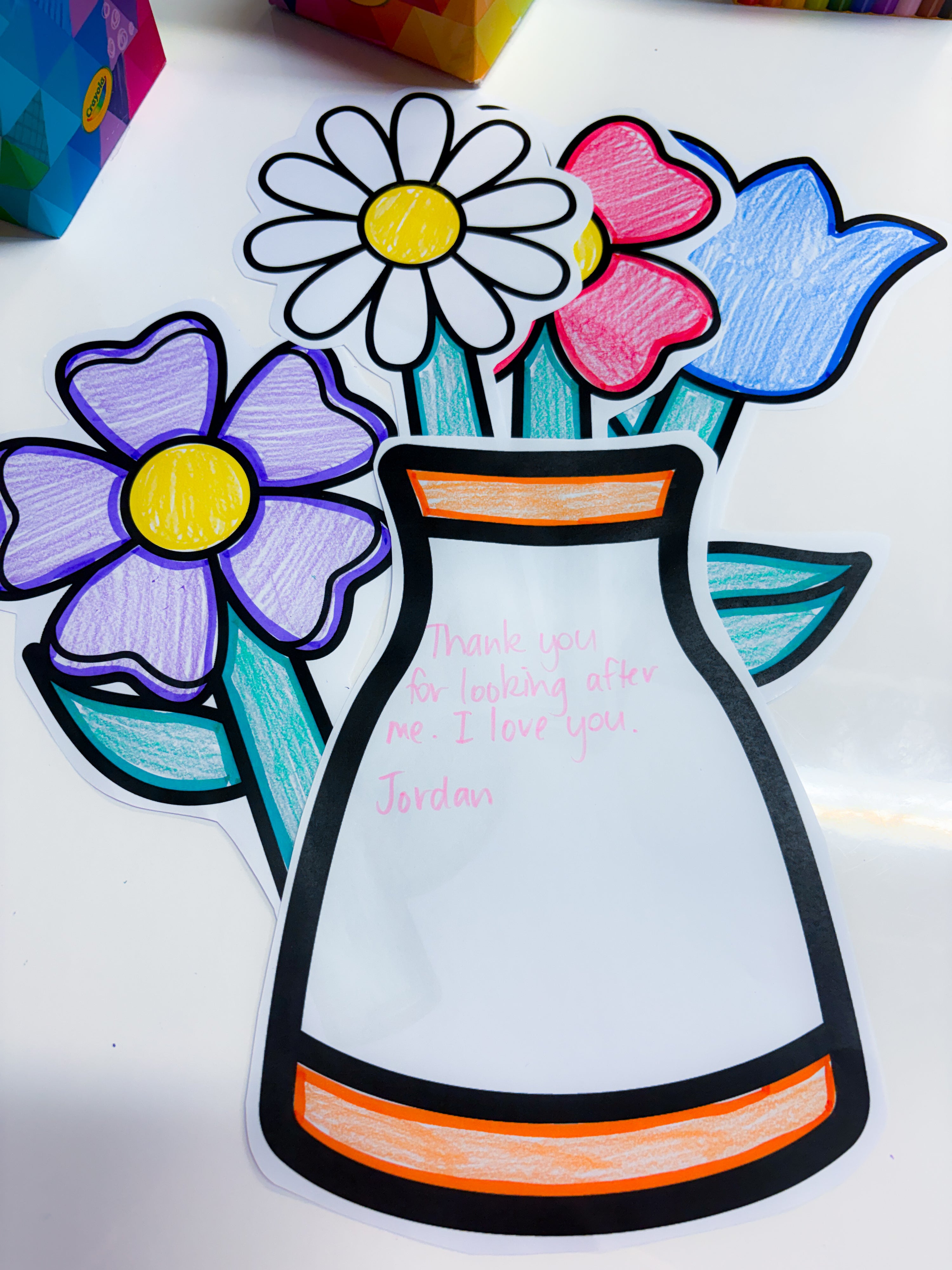 Flower Craft Template