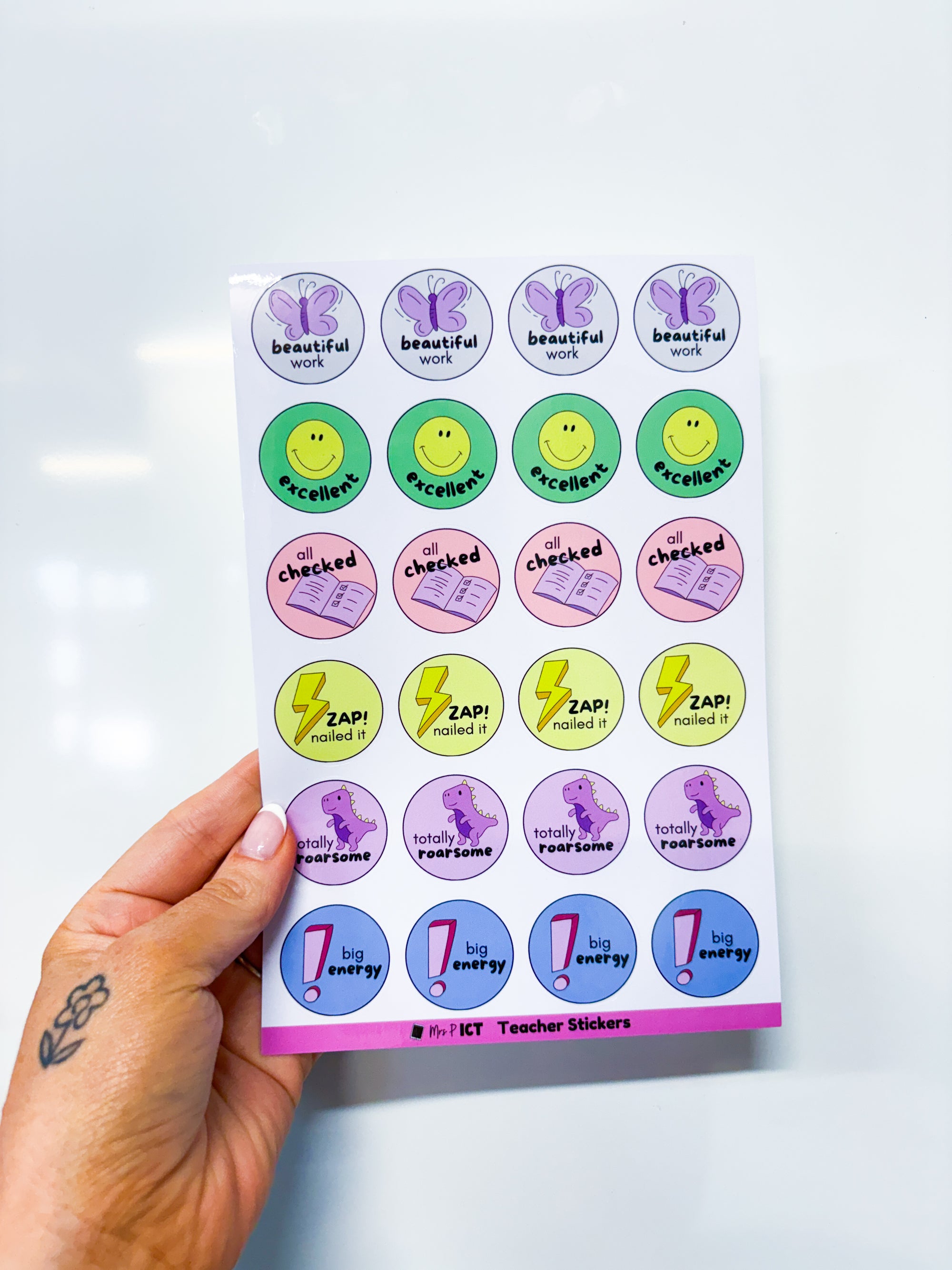 Teacher Stickers - Pack 4