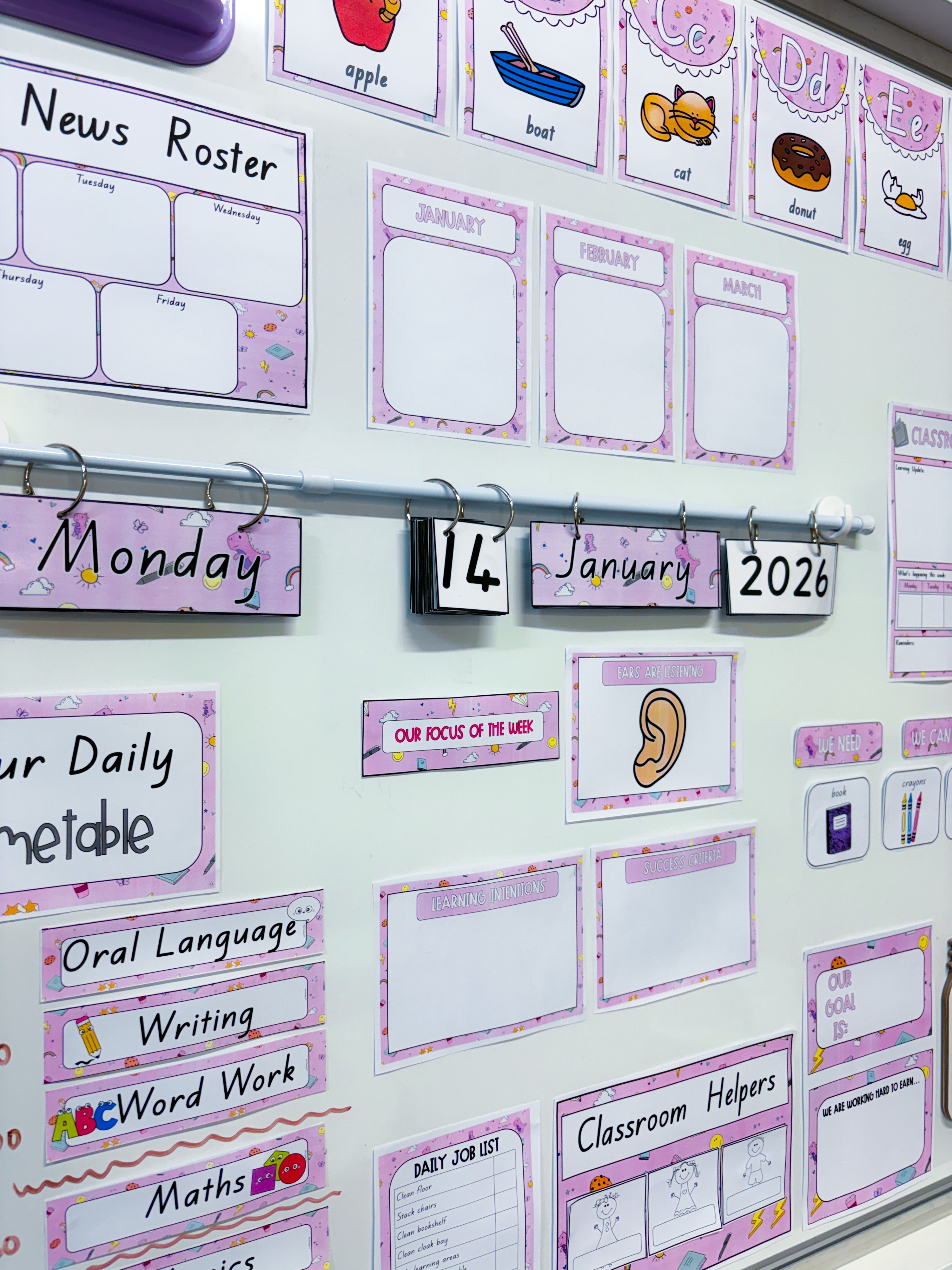 Flip Calendar and Bar