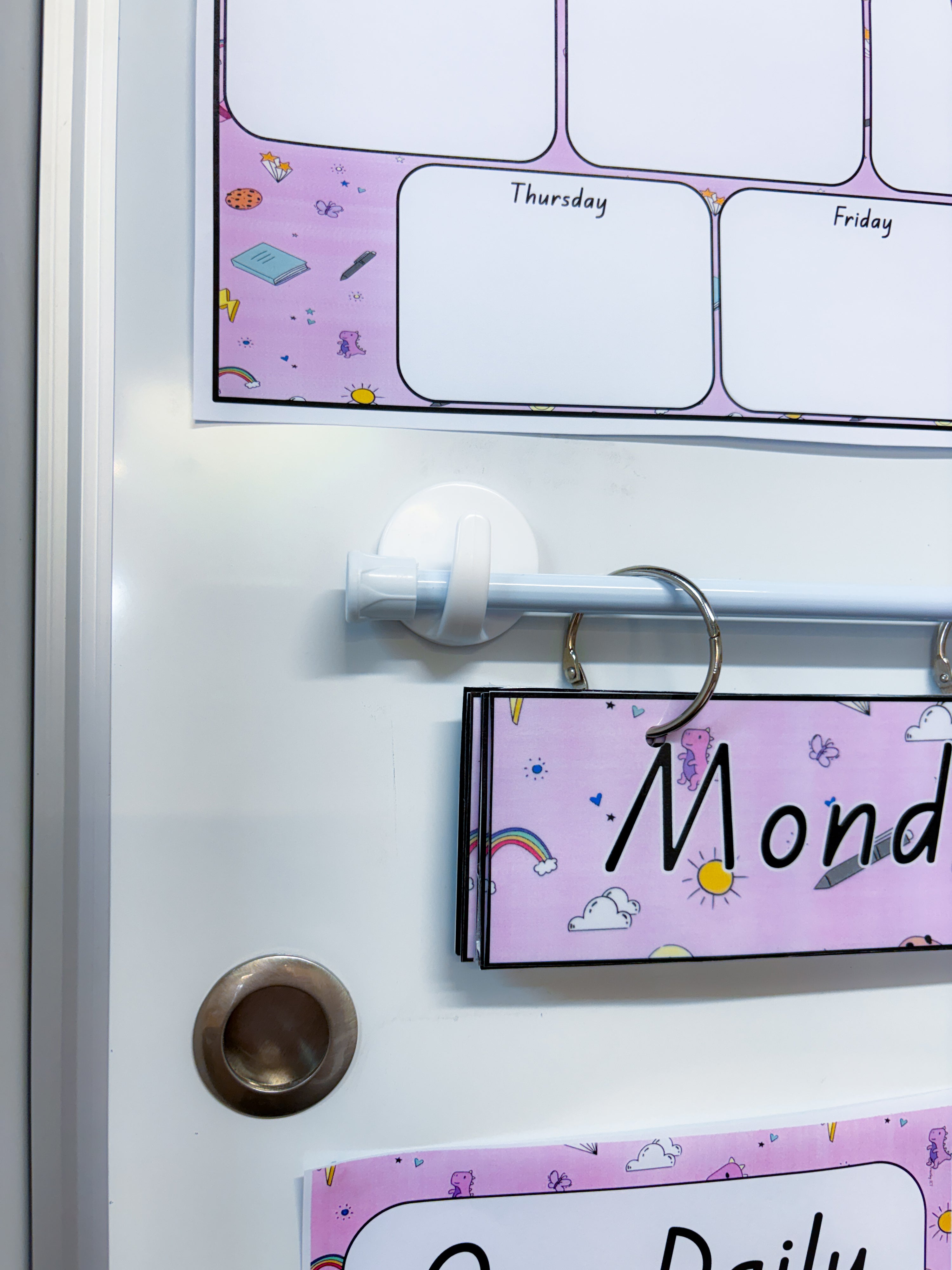 Flip Calendar and Bar