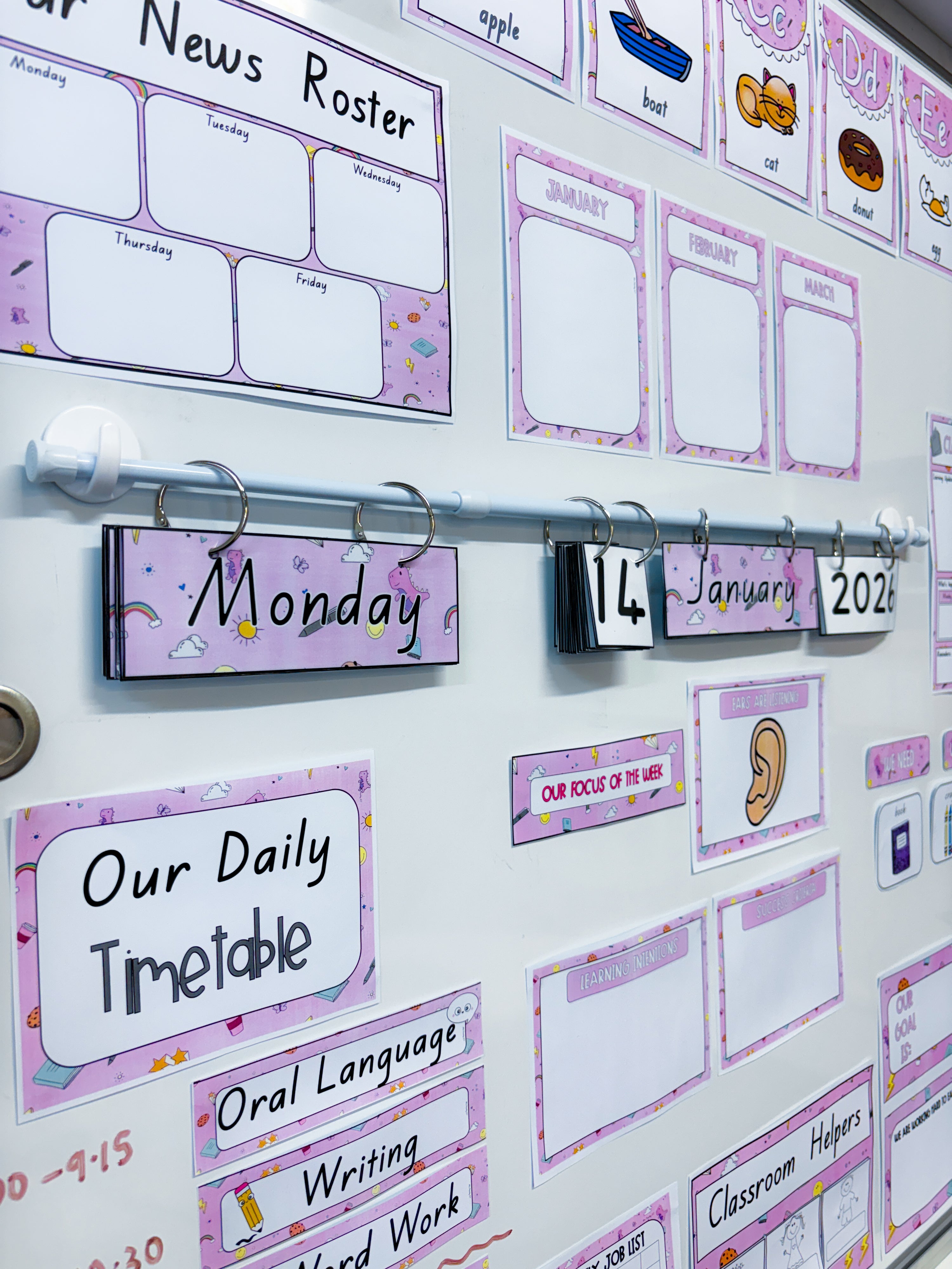 Flip Calendar and Bar