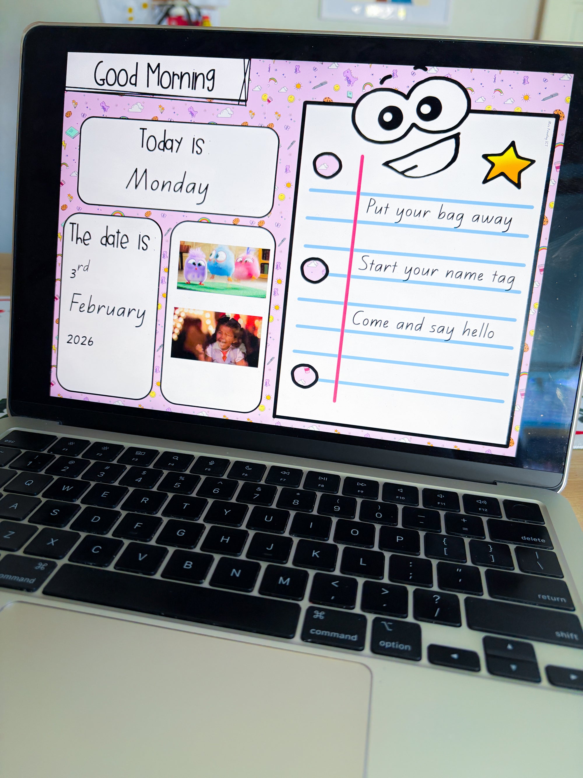 Teacher Slides - Purple Fun