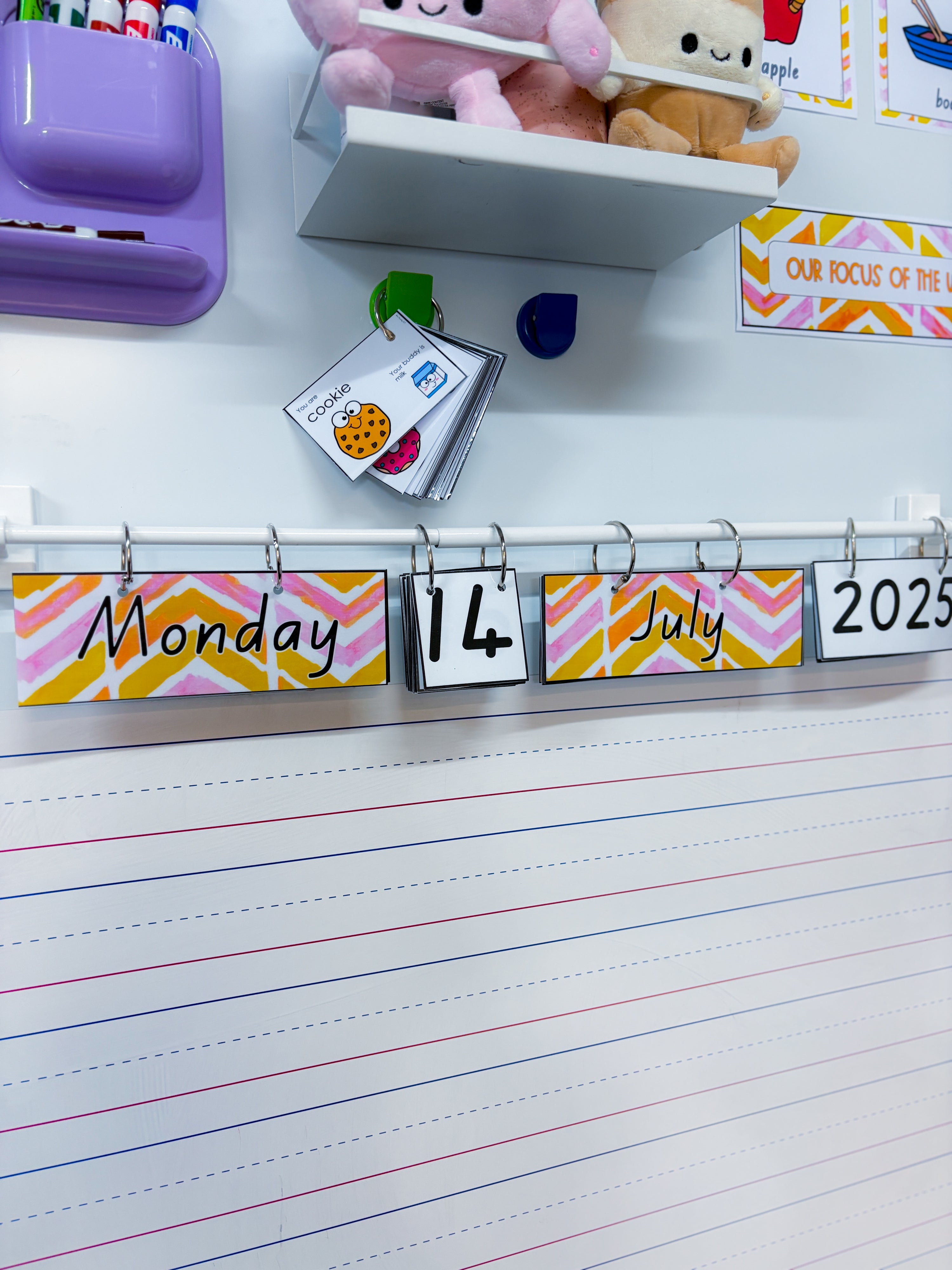 Flip Calendar and Bar