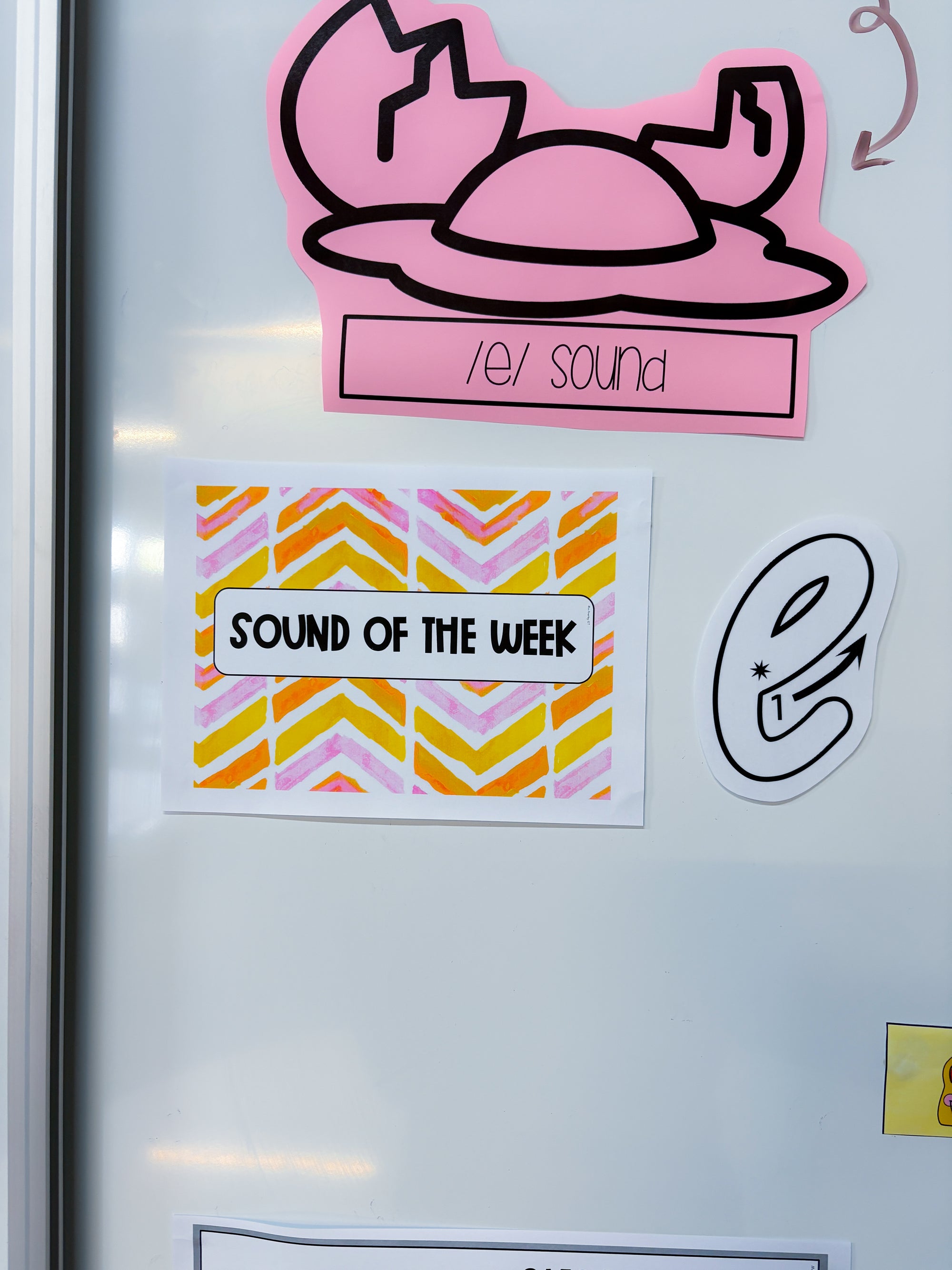 Sound of the week sign - Summer sherbet theme