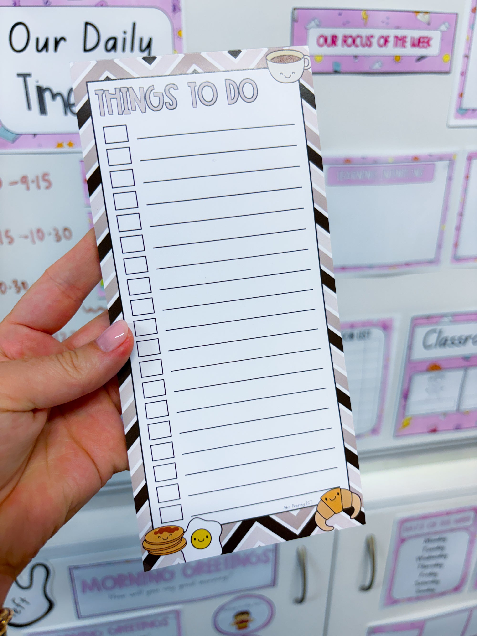 Things to do notepad - Brunch Blend