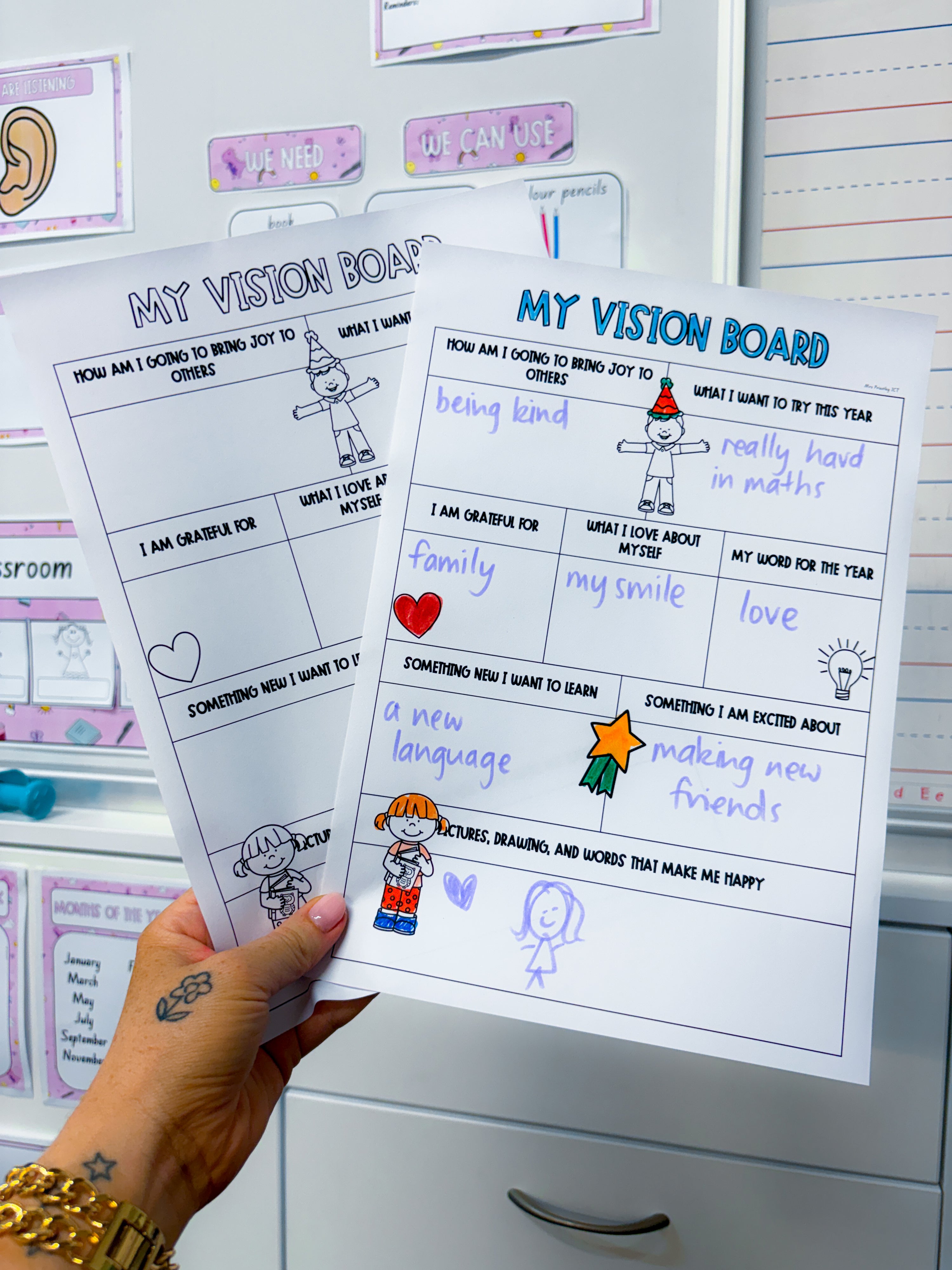 My vision board freebie