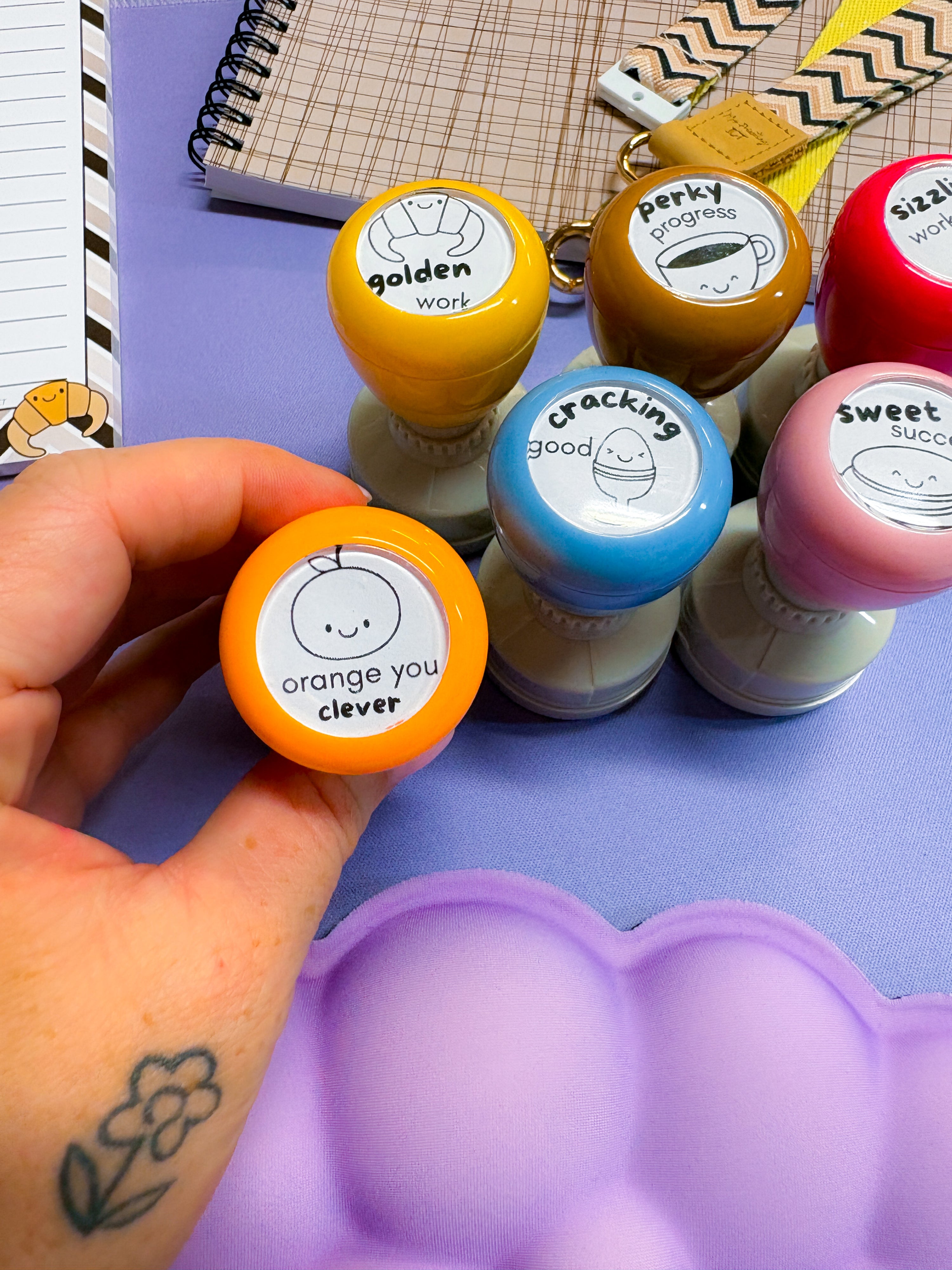 Orange you clever stamp