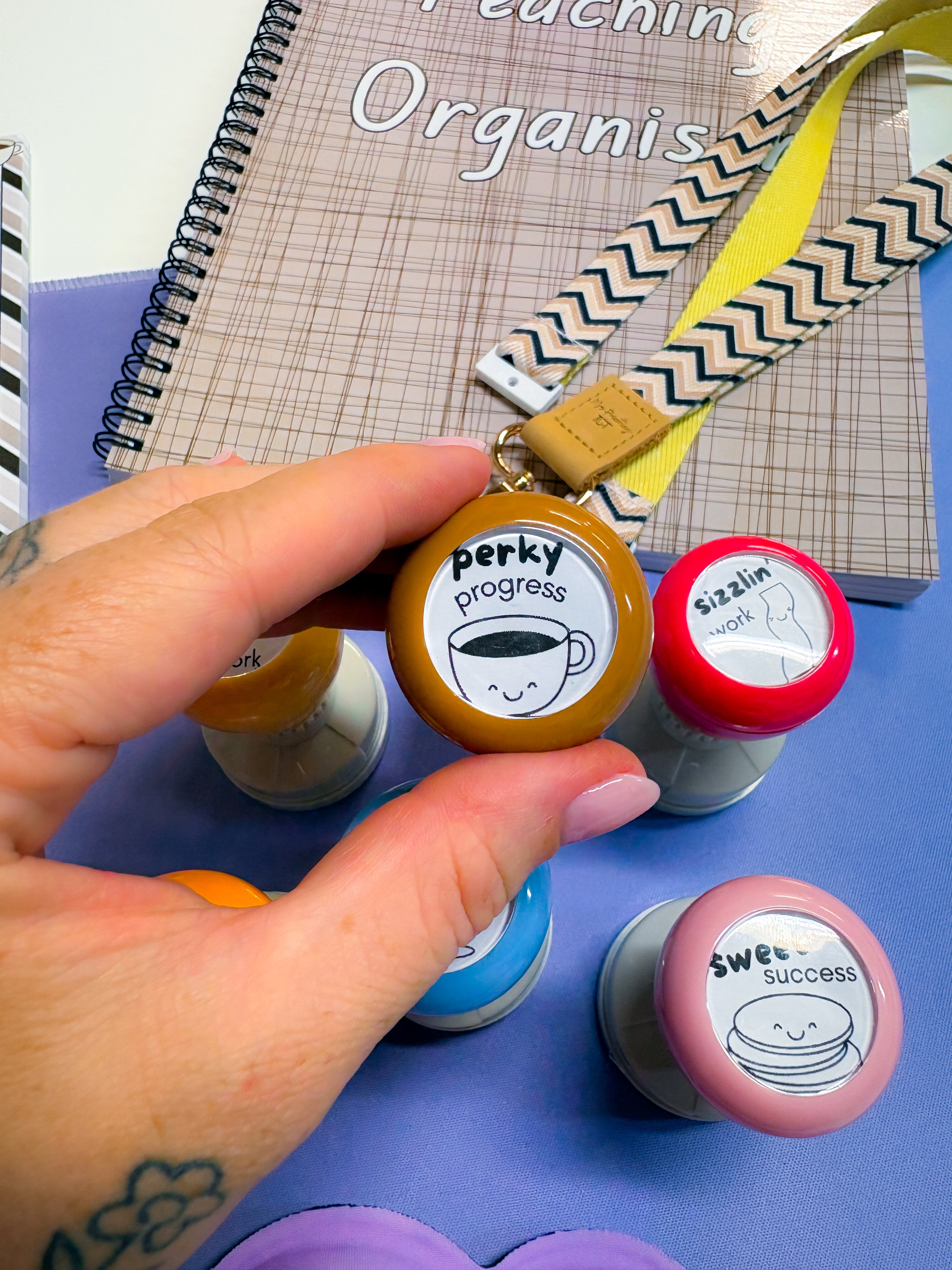 Perky Progress Stamp