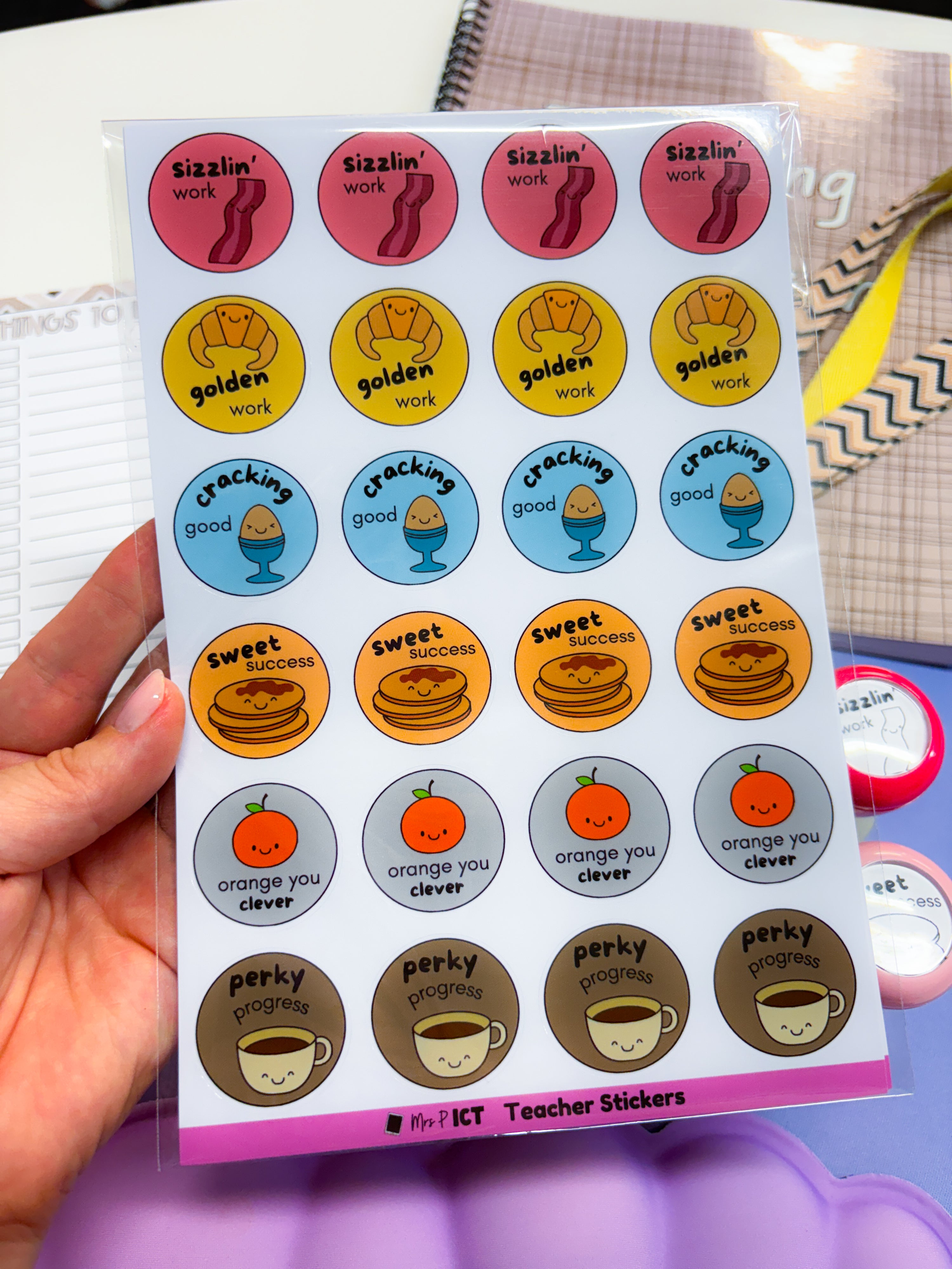 Teacher Stickers - Pack 6