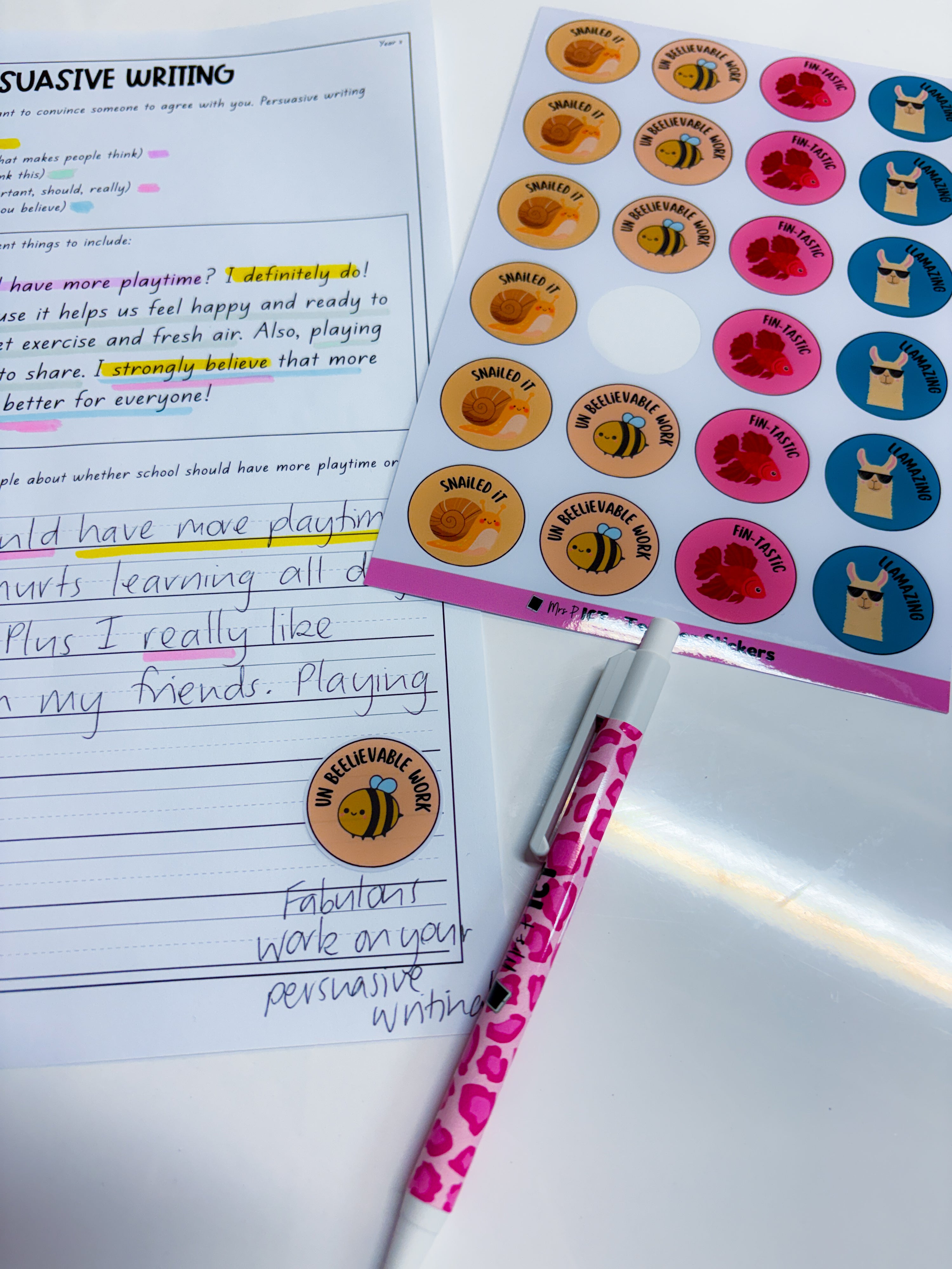 Teacher Stickers - Pack 7