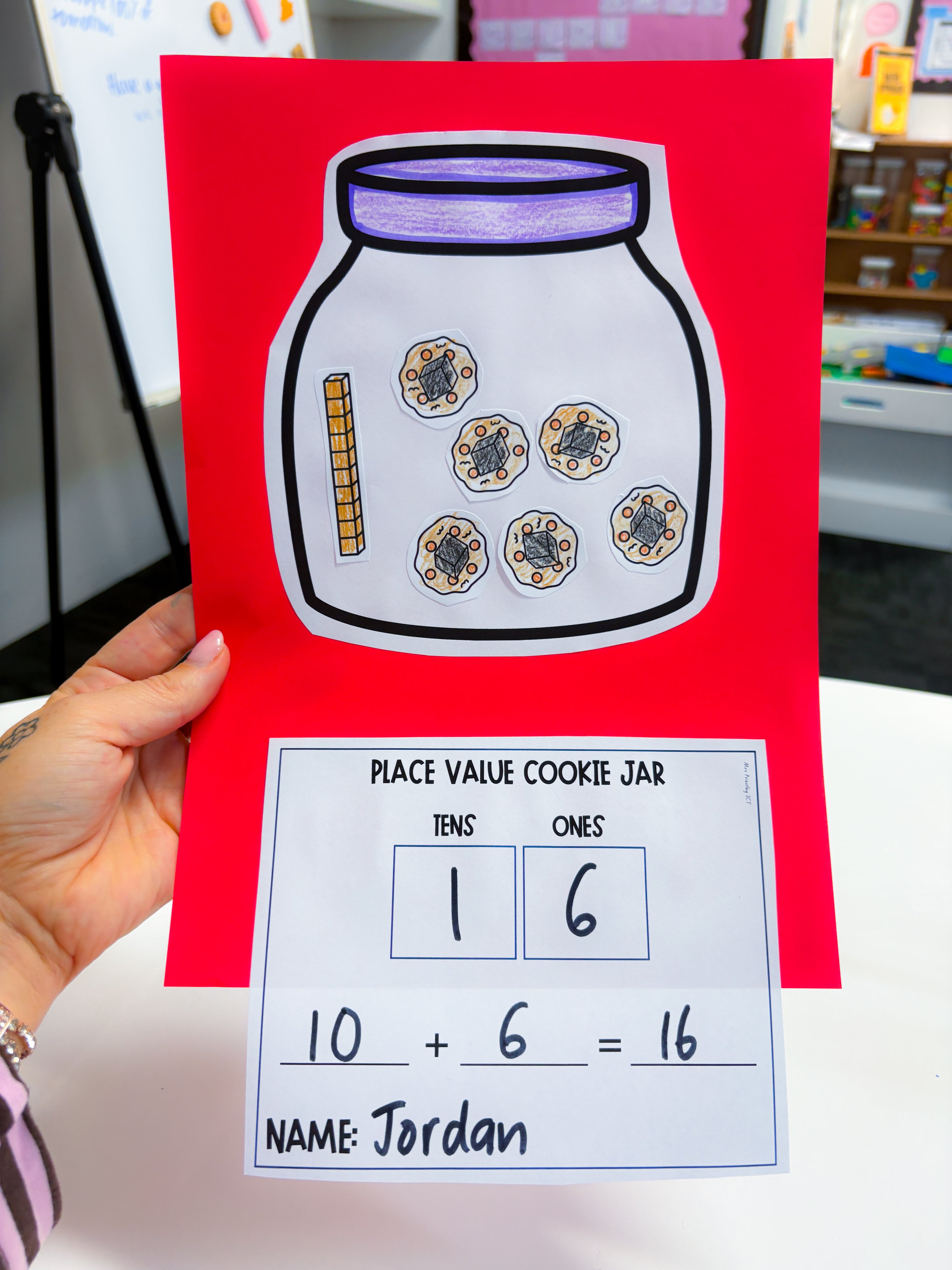 Place Value Cookie Jar Craft