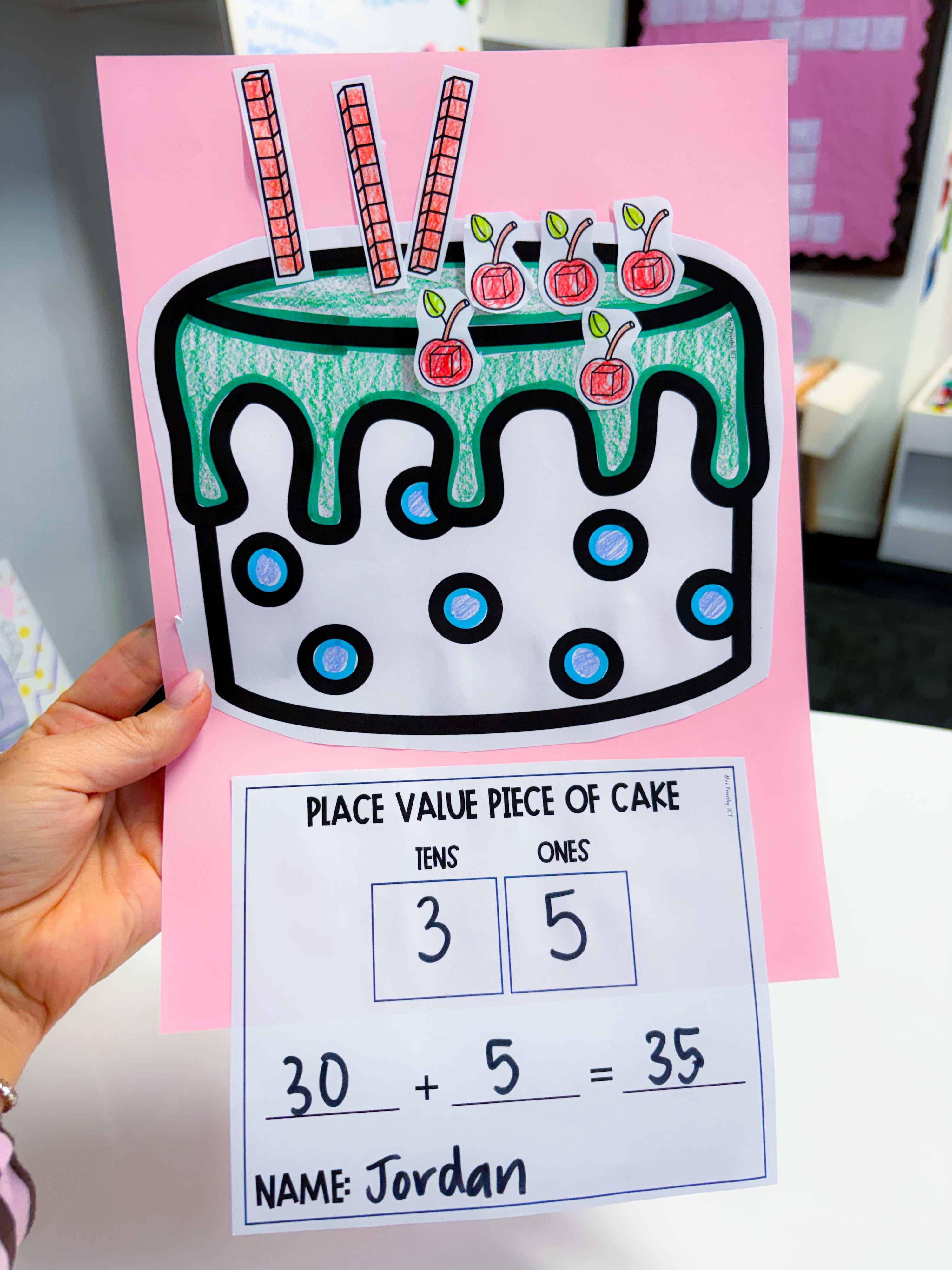 Place Value Cake Craft