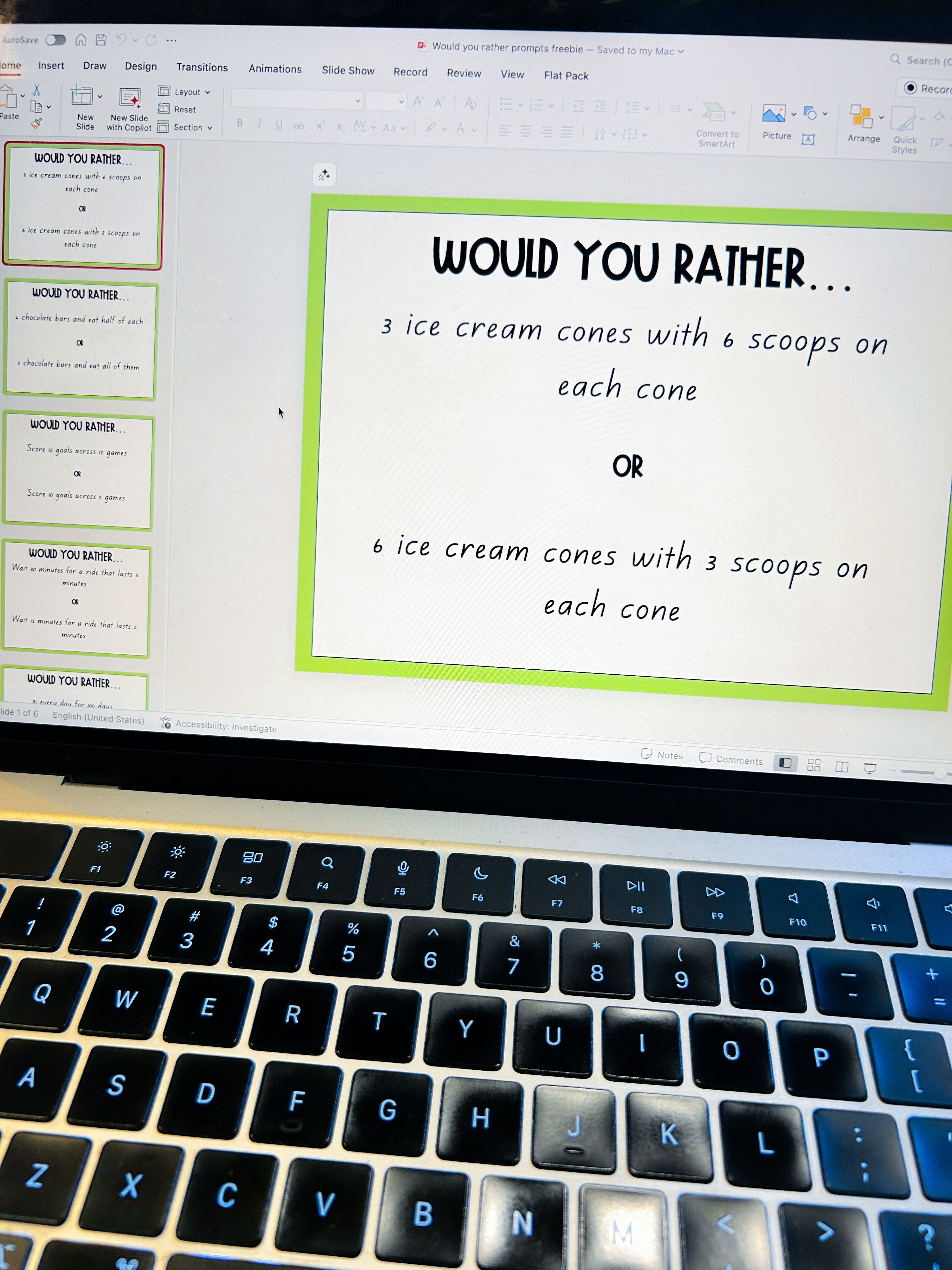 Would you rather - freebie