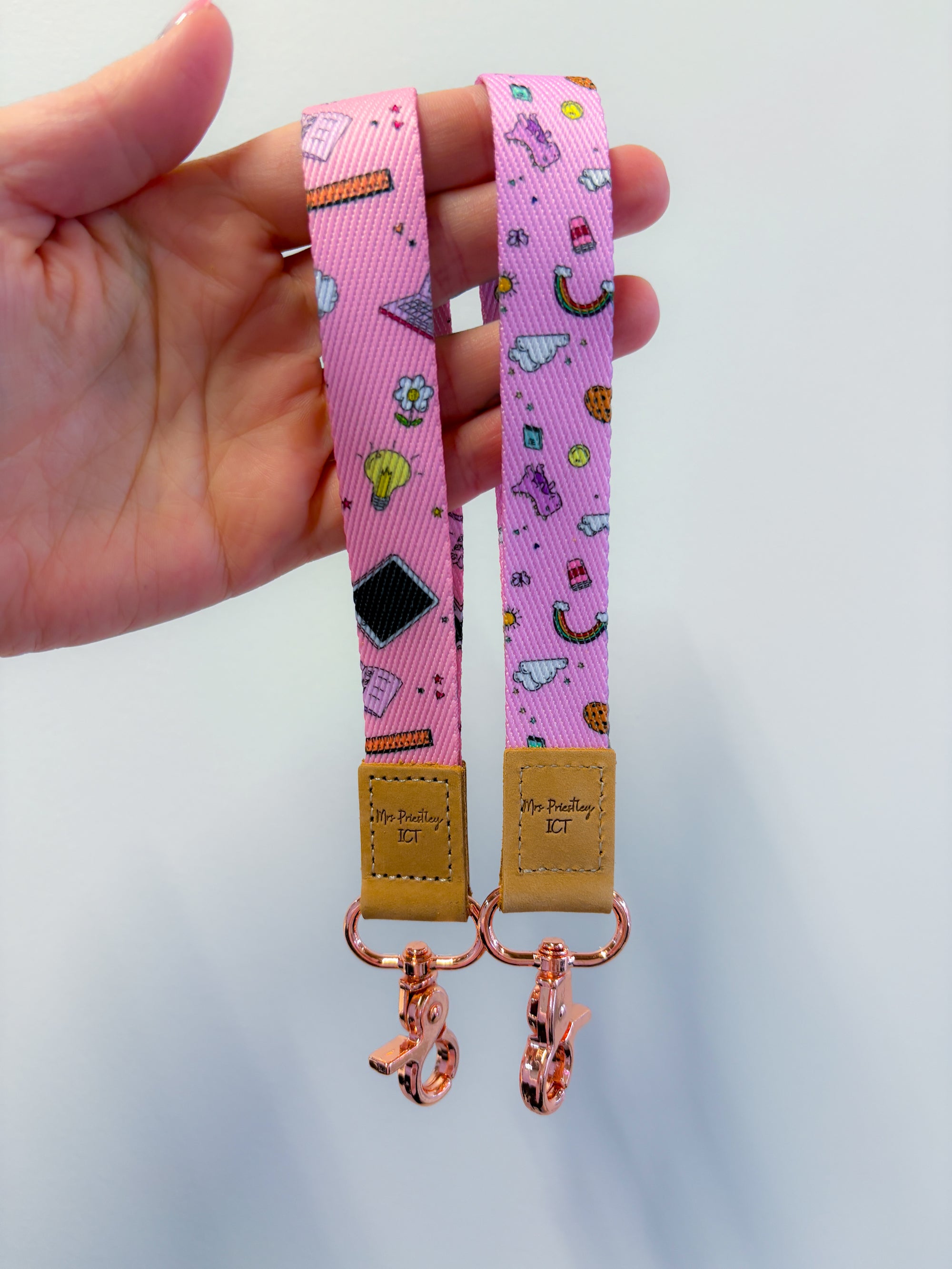 Mrs P ICT Lanyard Wristlets
