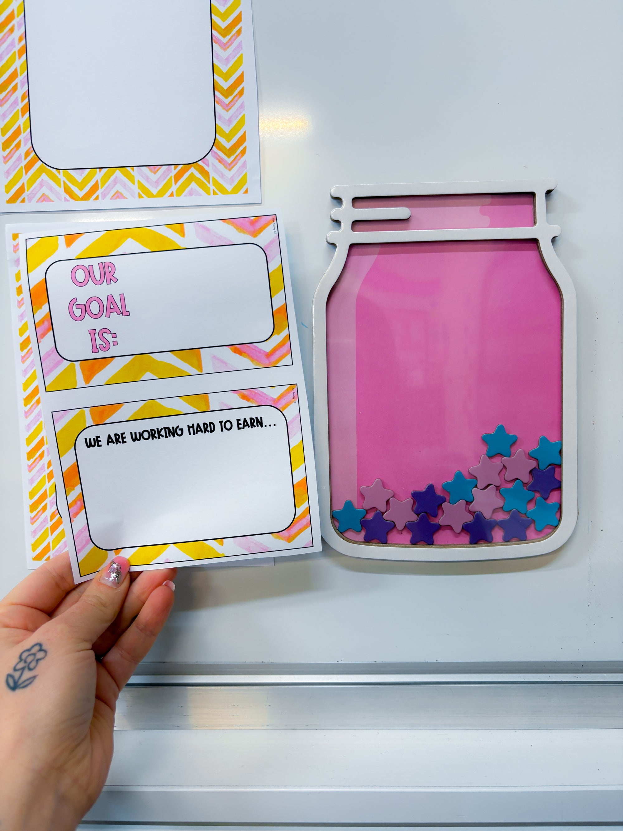 Reward Jar Header (summer sherbet theme)