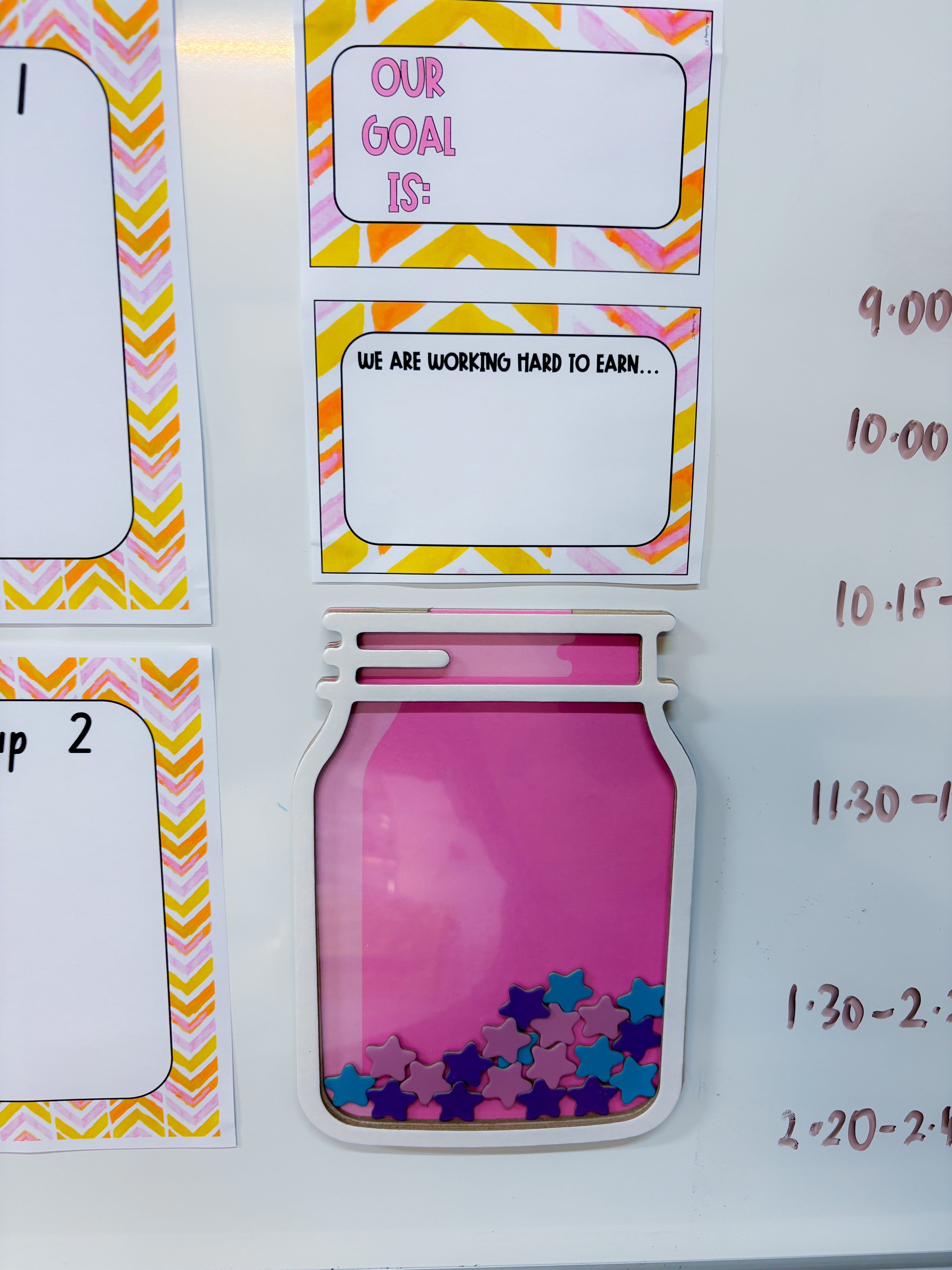 Reward Jar Header (summer sherbet theme)
