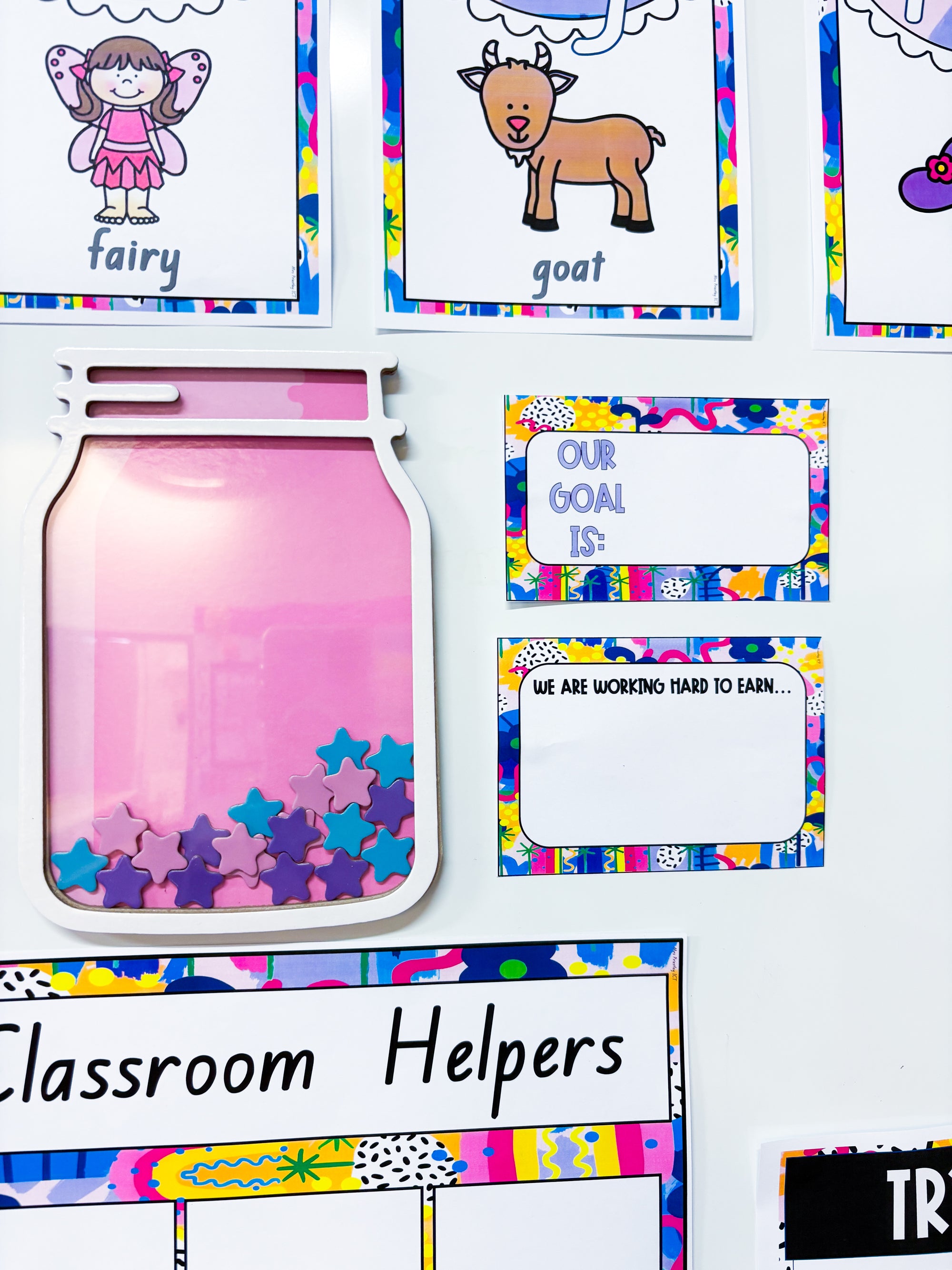 Reward Jar Header (Rainbow of Hope theme)