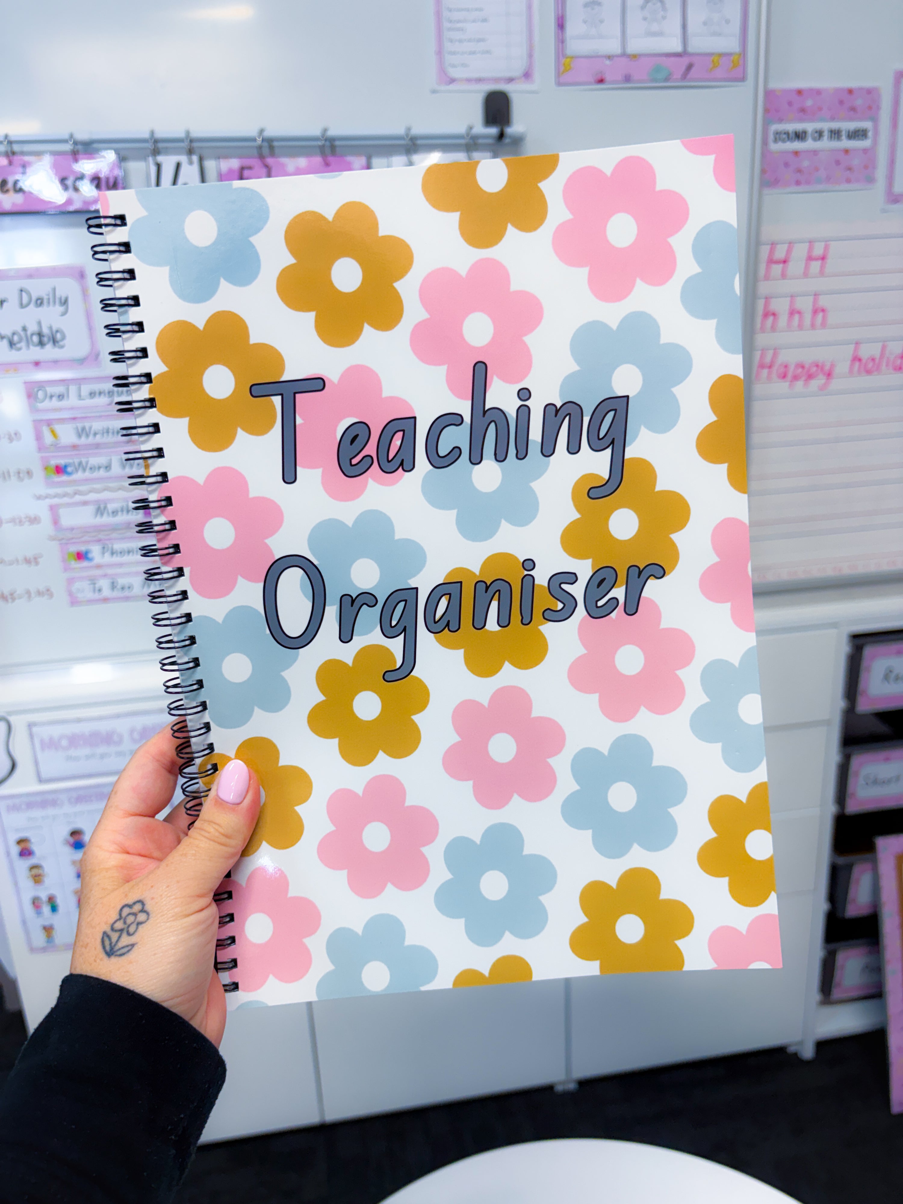 Flower Power Teaching Organiser
