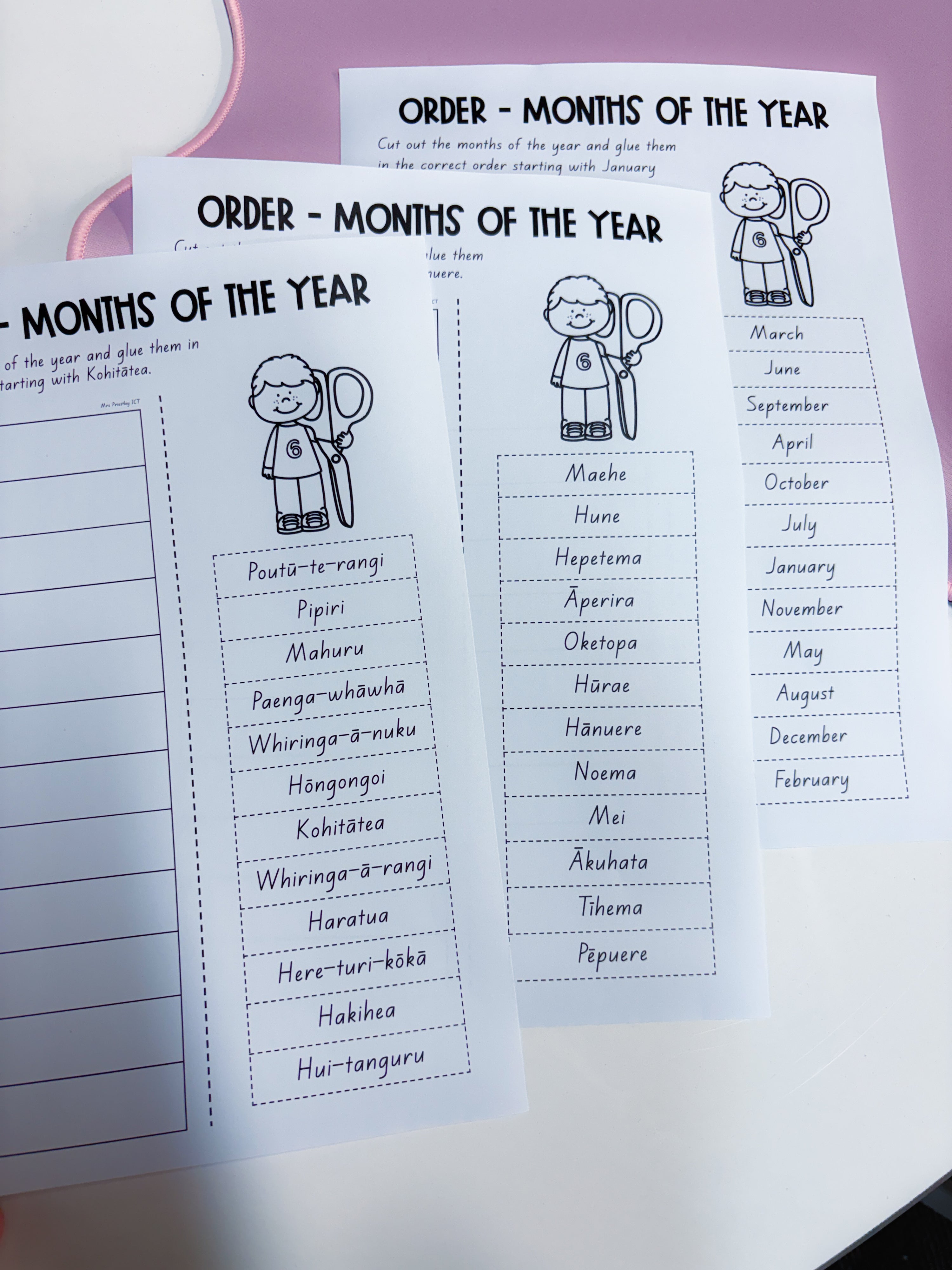 Months of the Year Mini Pack