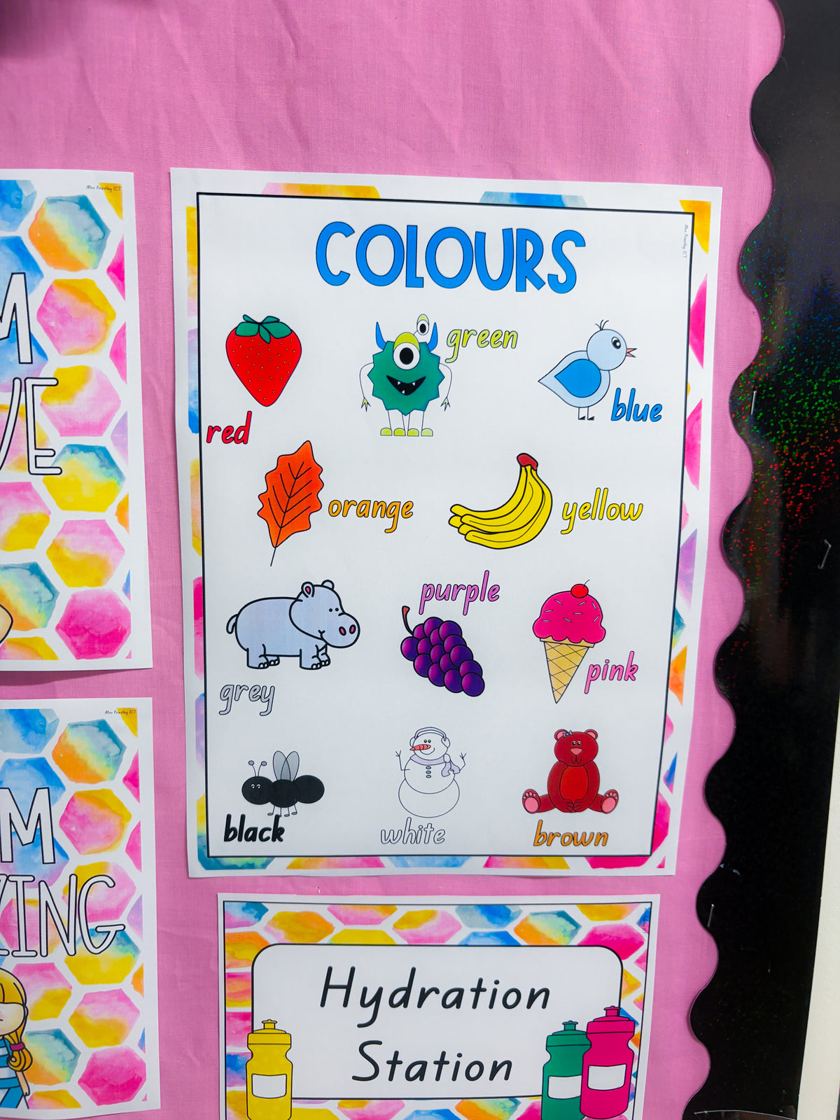 Colours Poster (bright watercolour)